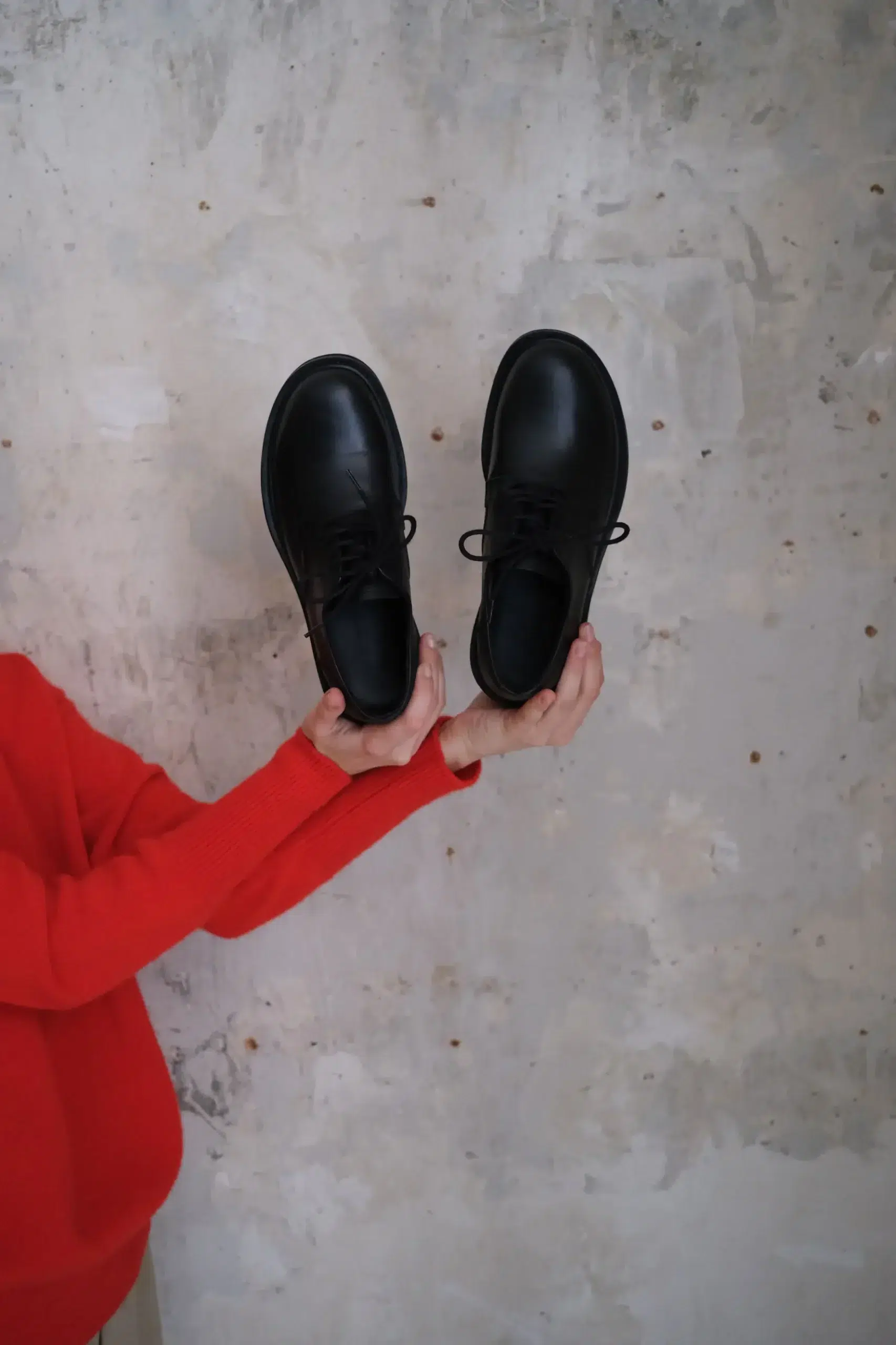 PARACIA - Mid-Heel Derby - BLACK