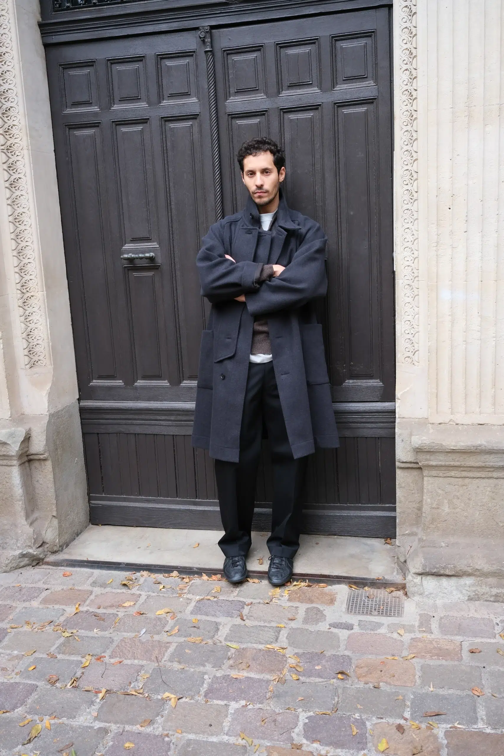 Kaptain Sunshine - Stand Collar Coat KS26FCO05 - CHARCOAL
