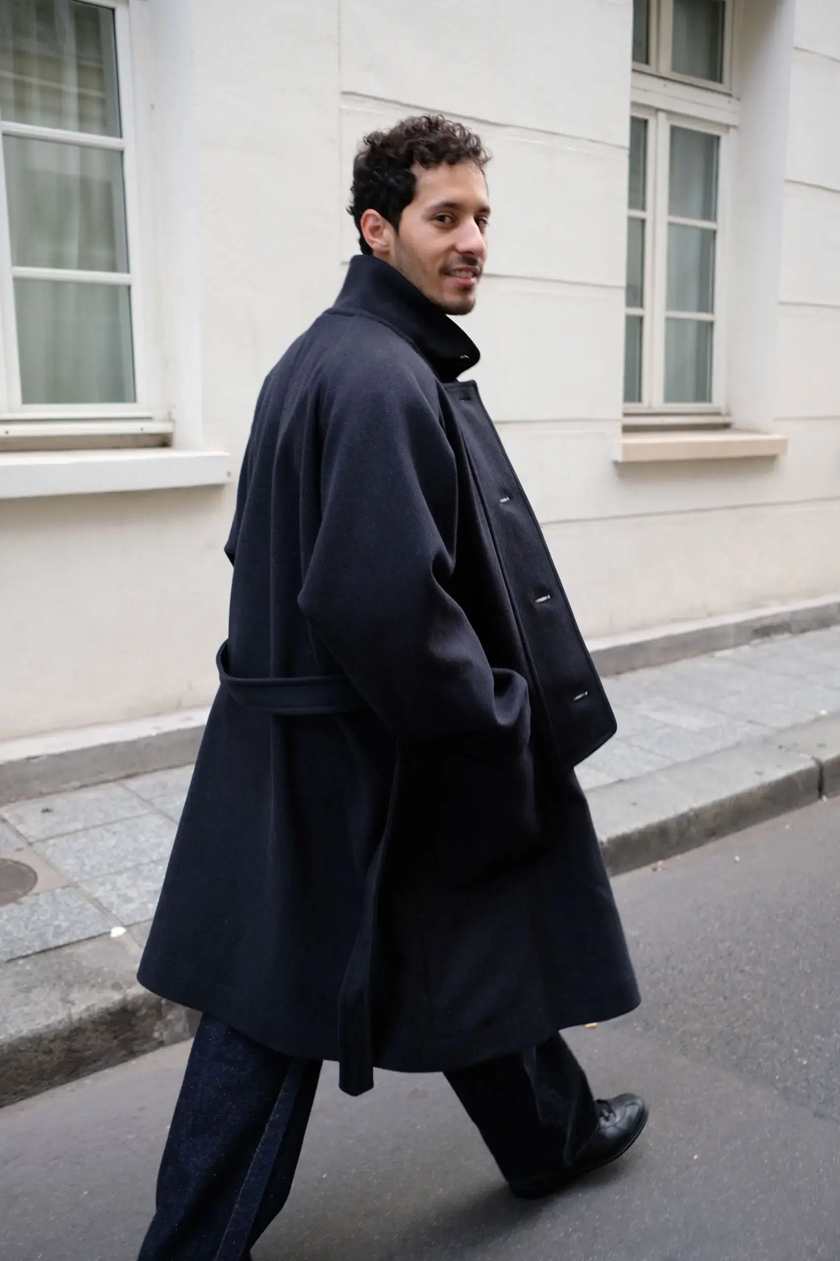 Kaptain Sunshine - Stand Collar Coat KS26FCO05 - CHARCOAL