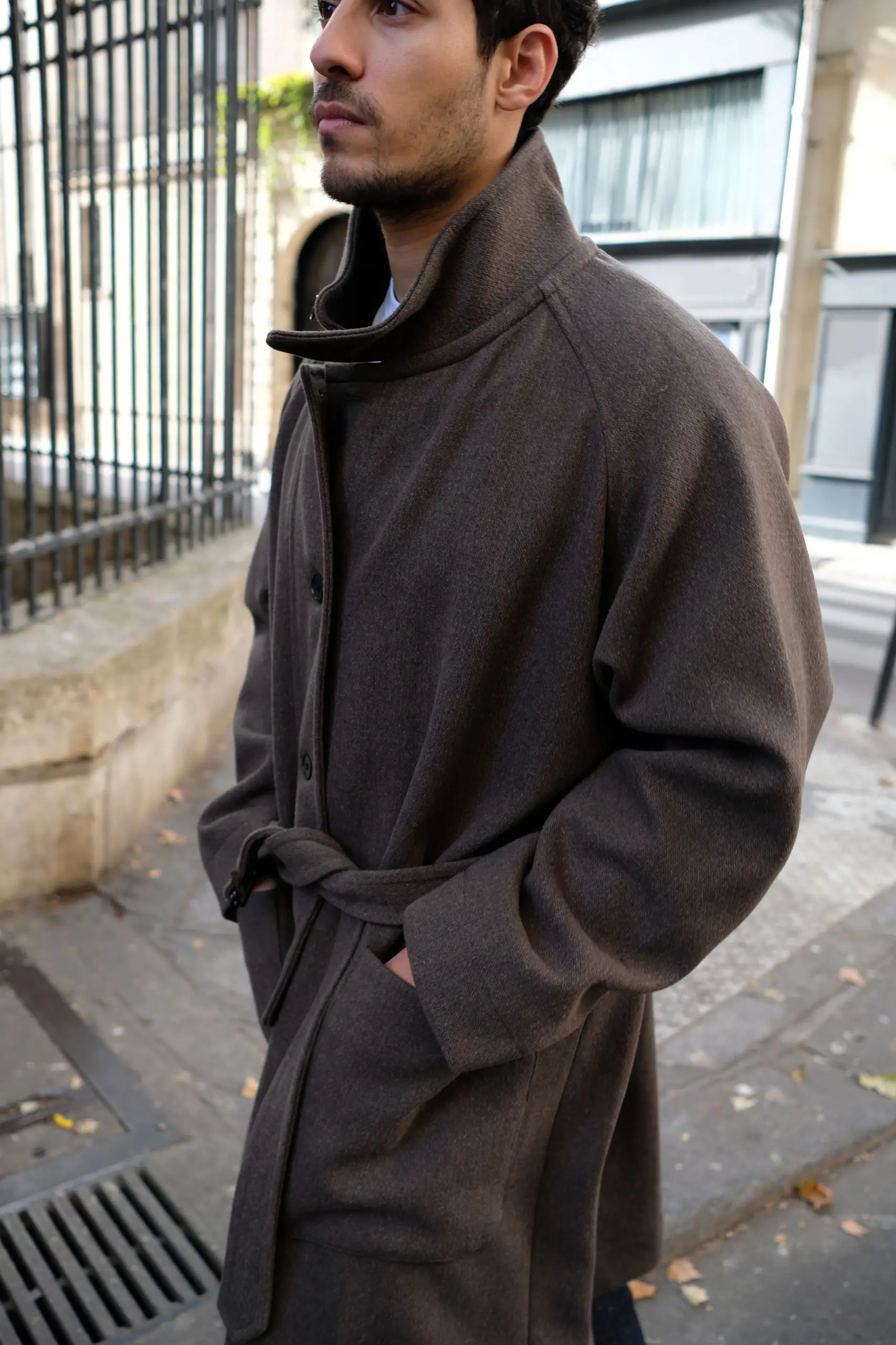 Kaptain Sunshine - Stand Collar Coat KS26FCO05 - MOSS