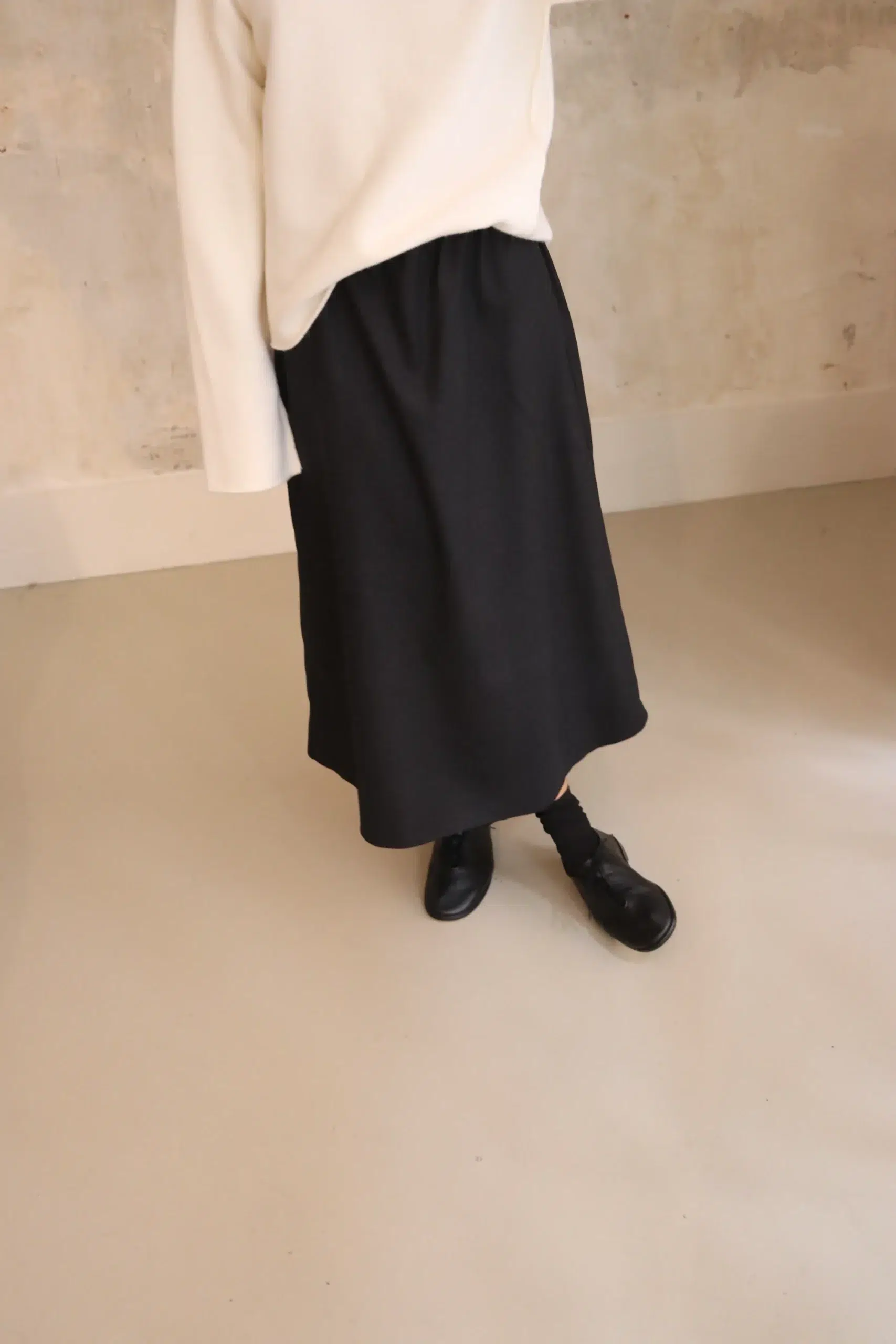 Sofie D'Hoore - SYNNE A-line Skirt With Side Pocket - CHARCOAL MELANG