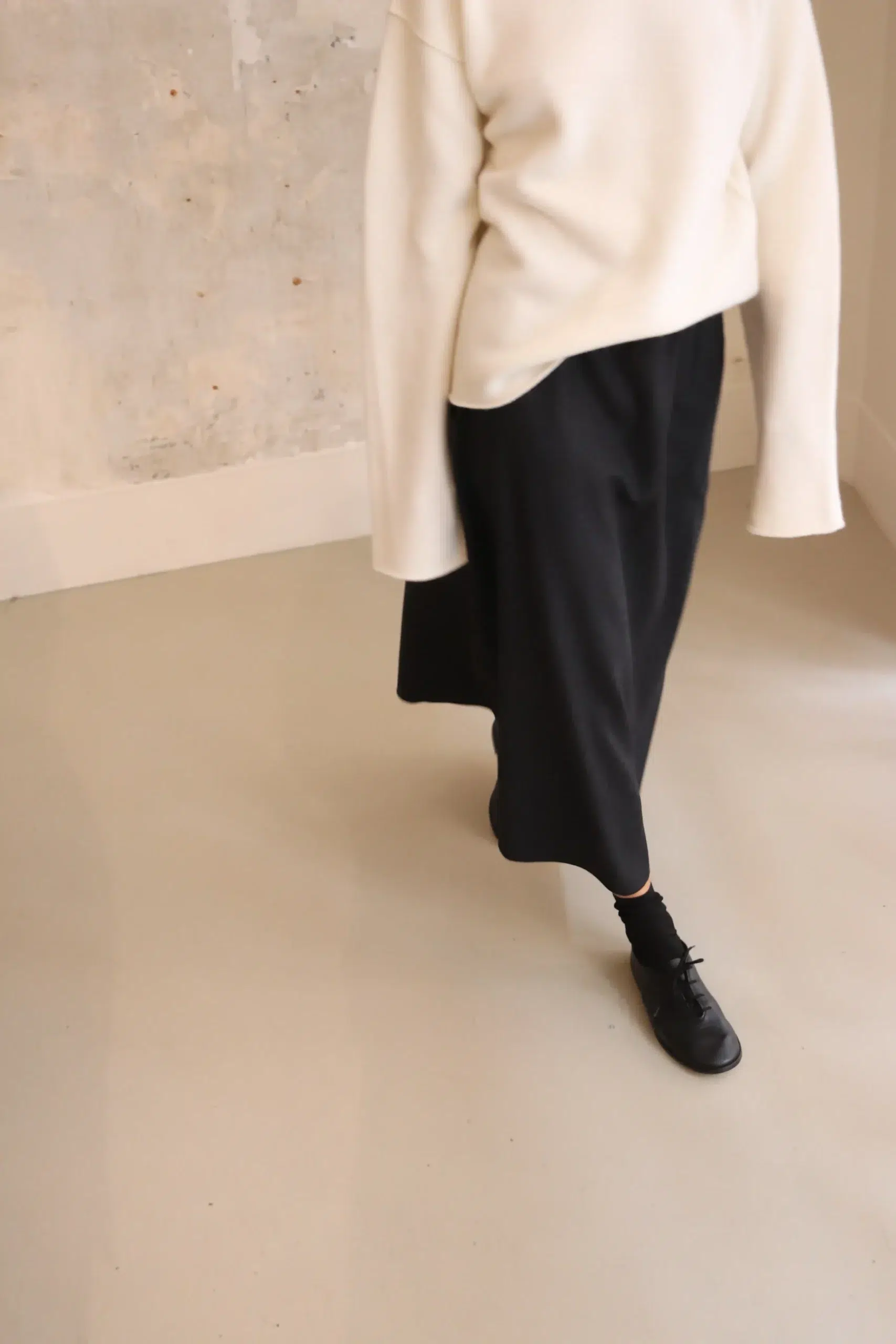 Sofie D'Hoore - SYNNE A-line Skirt With Side Pocket - CHARCOAL MELANG