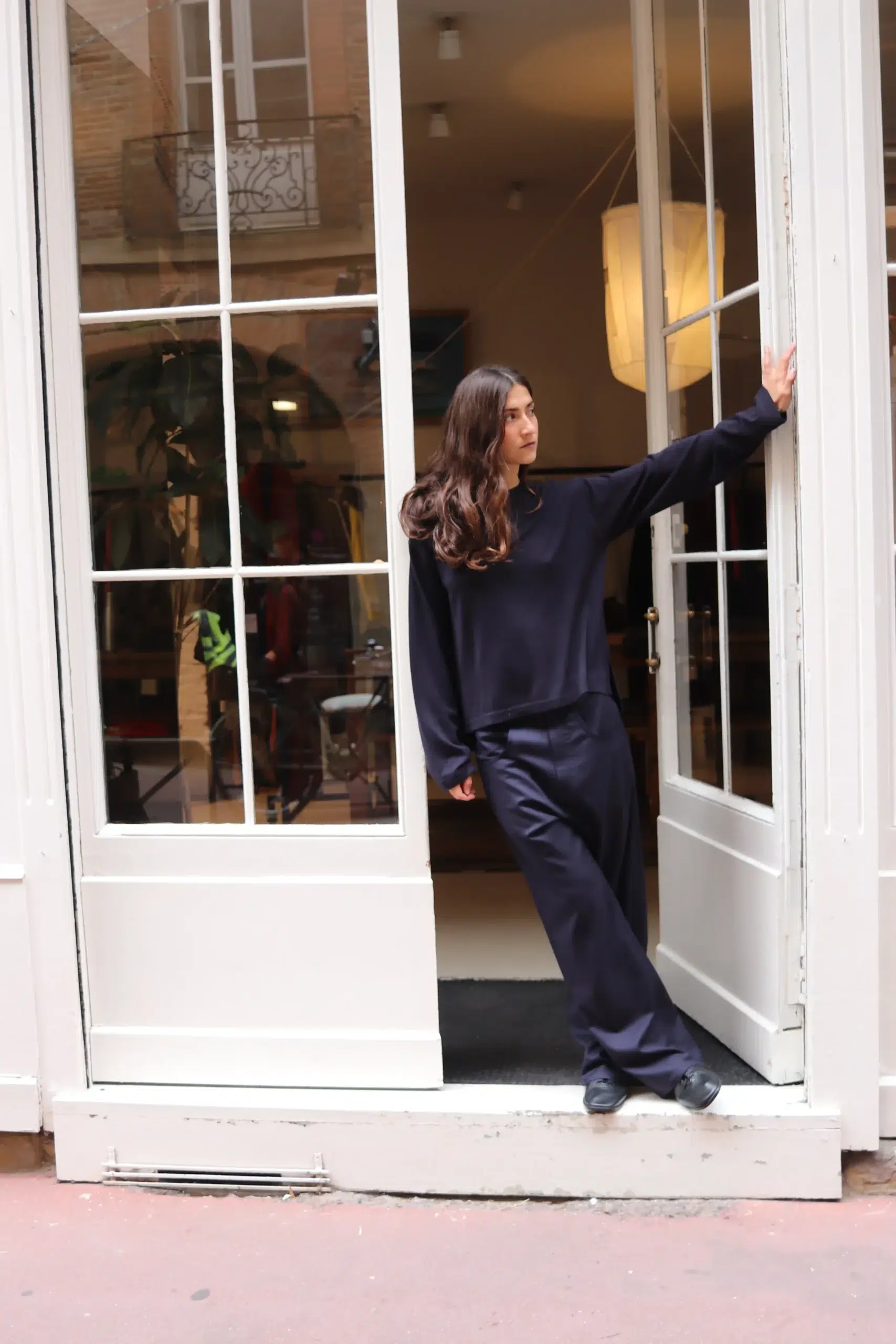 Sofie D'Hoore - PHILL Low Crotch Chino Trouser - MIDNIGHT