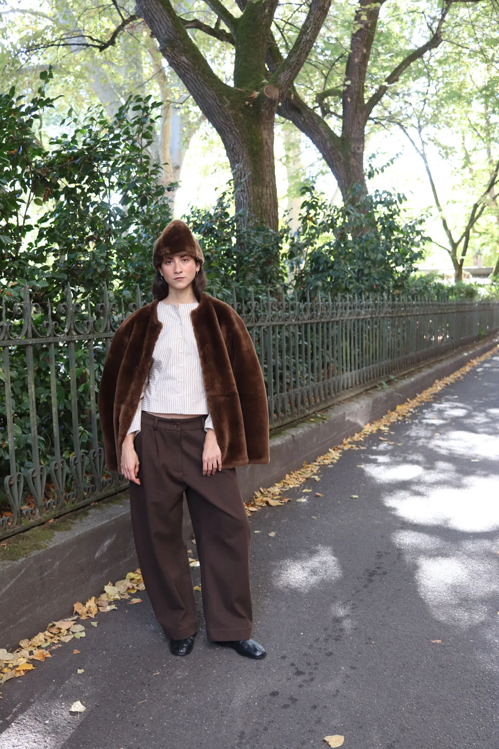CAWLEY - STRAIGHT HAIR HIGH PEAK HAT - PECAN