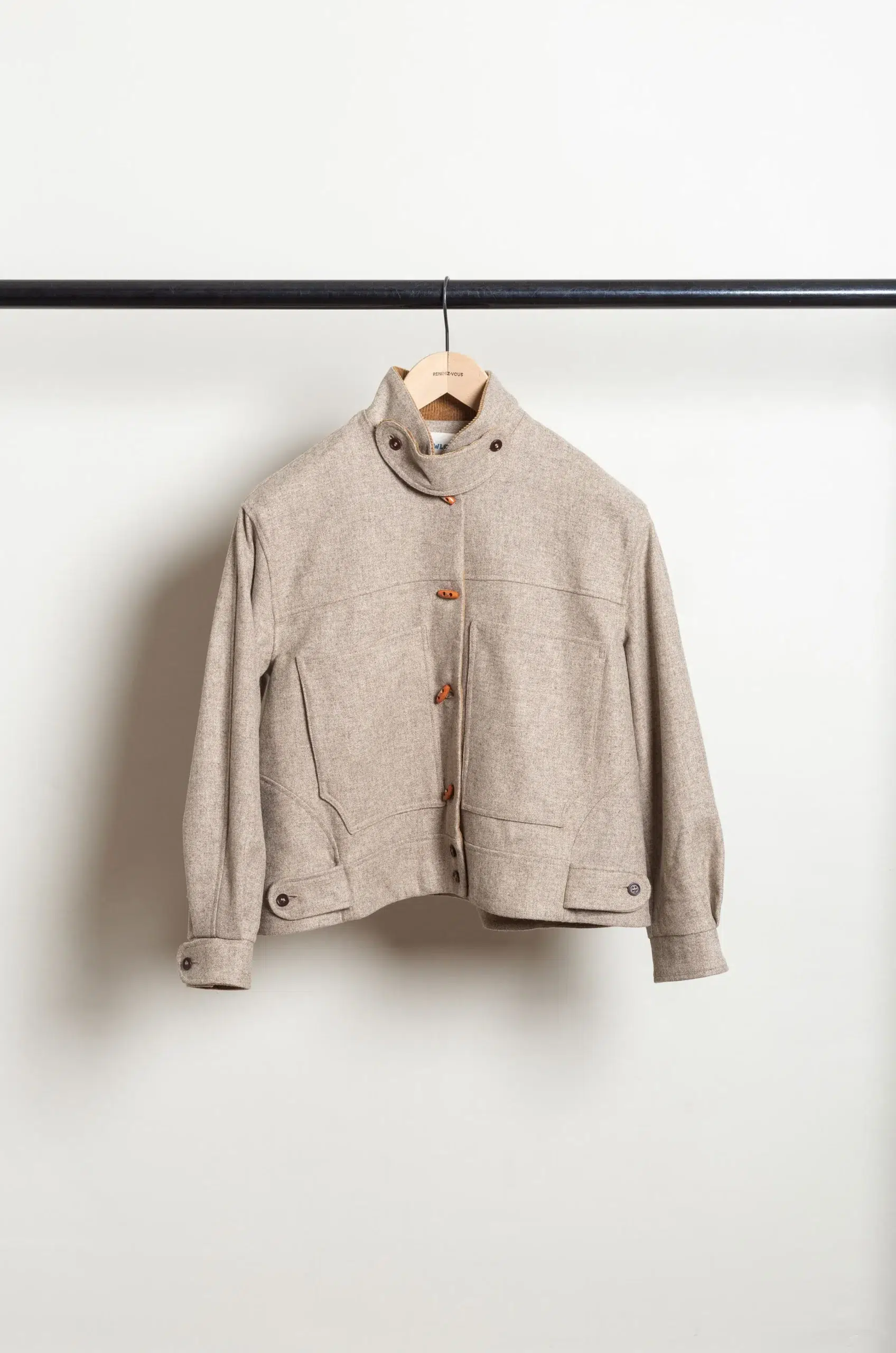 CAWLEY - ITALIAN WOOL ARDEN JACKET - DRIFTWOOD