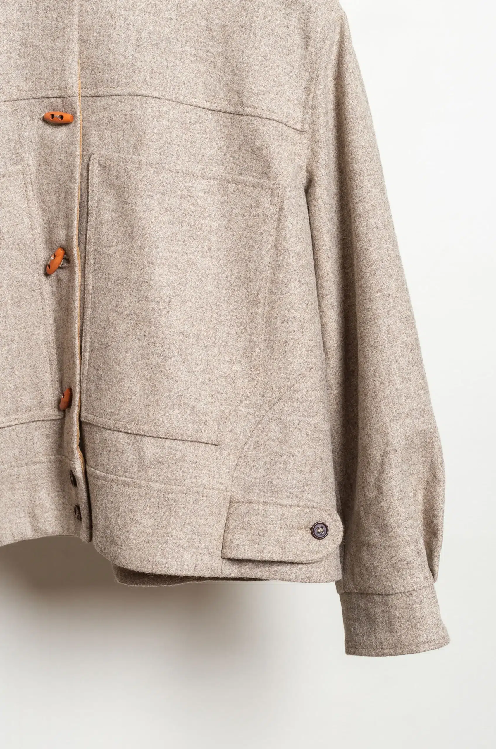 CAWLEY - ITALIAN WOOL ARDEN JACKET - DRIFTWOOD