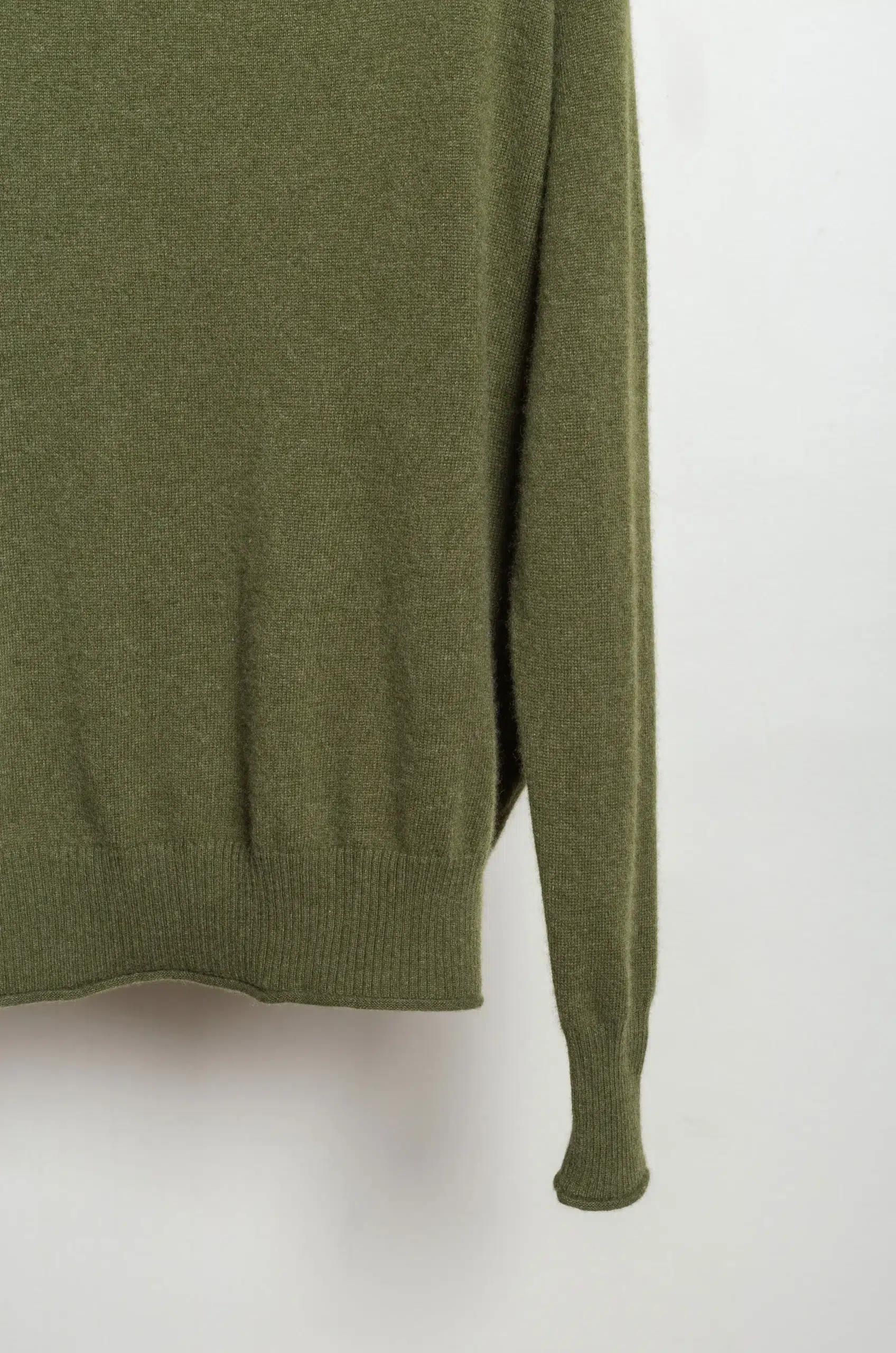 C.T. Plage - Ladies high neck longsleeve pullover CT26323-54 - KHAKI CASHMERE