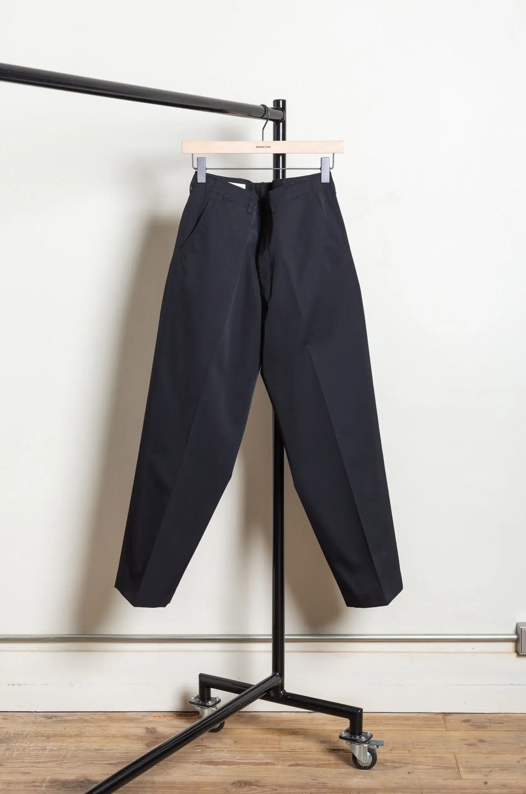 Kaptain Sunshine - Wool Cotton Chino Officer Pants KS26FPT12 - BLACK