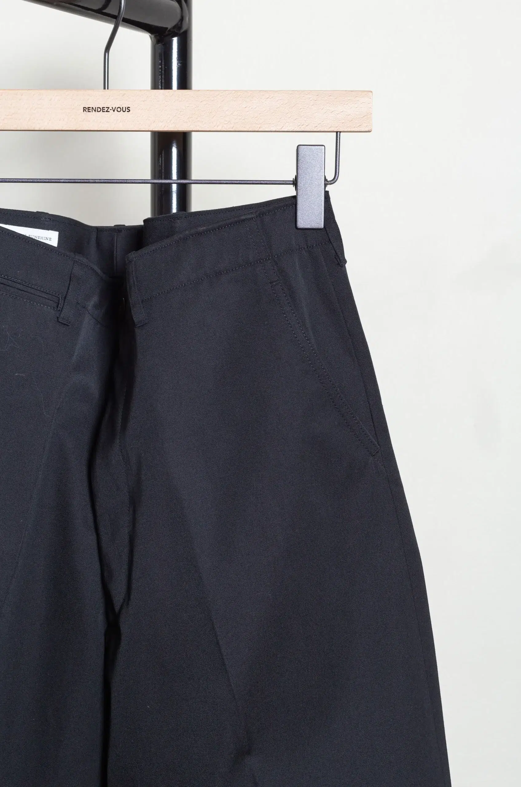 Kaptain Sunshine - Wool Cotton Chino Officer Pants KS26FPT12 - BLACK