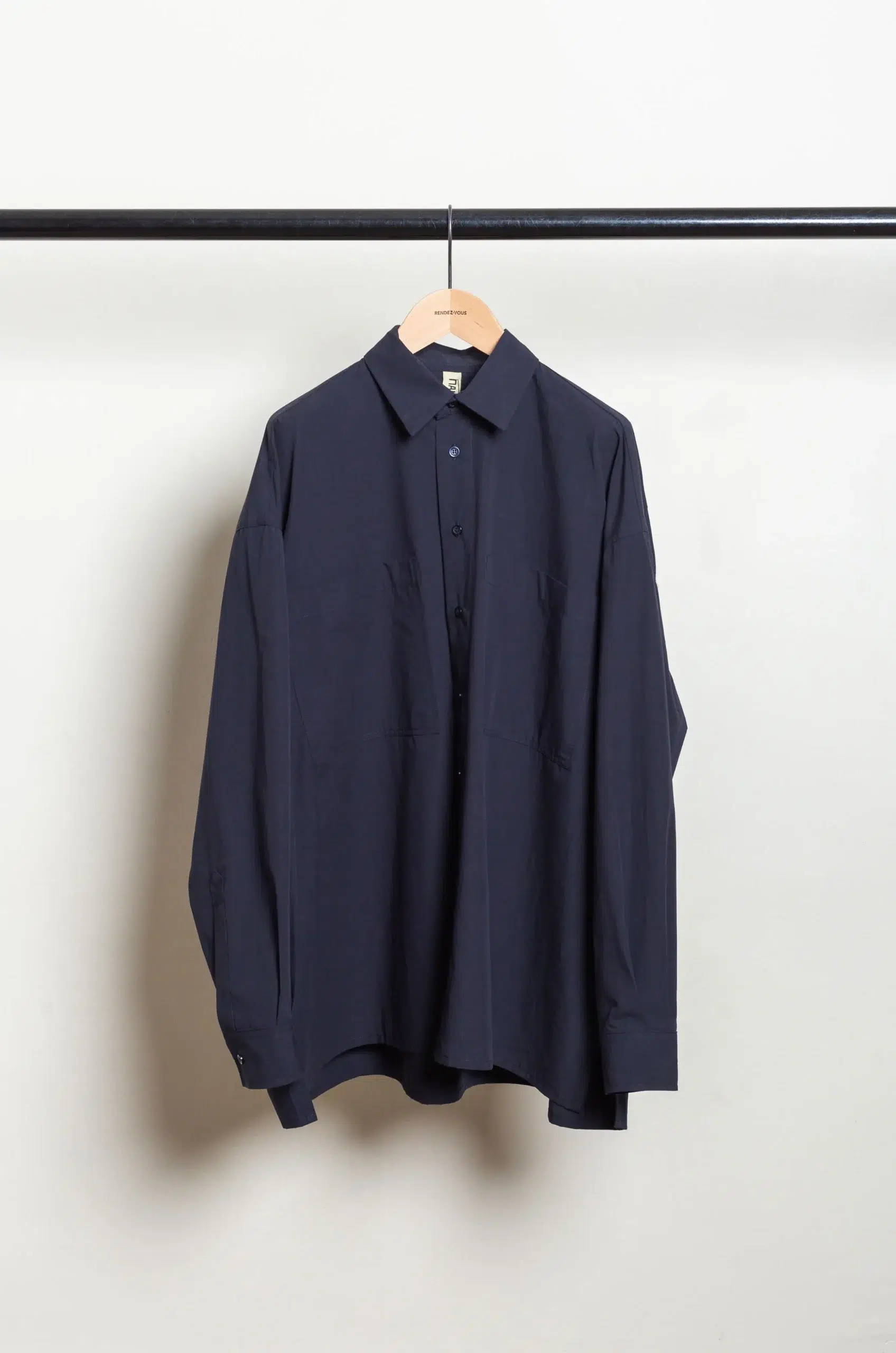 Maud Vanden Beussche - BEY POPLIN SHIRT - DARK NAVY