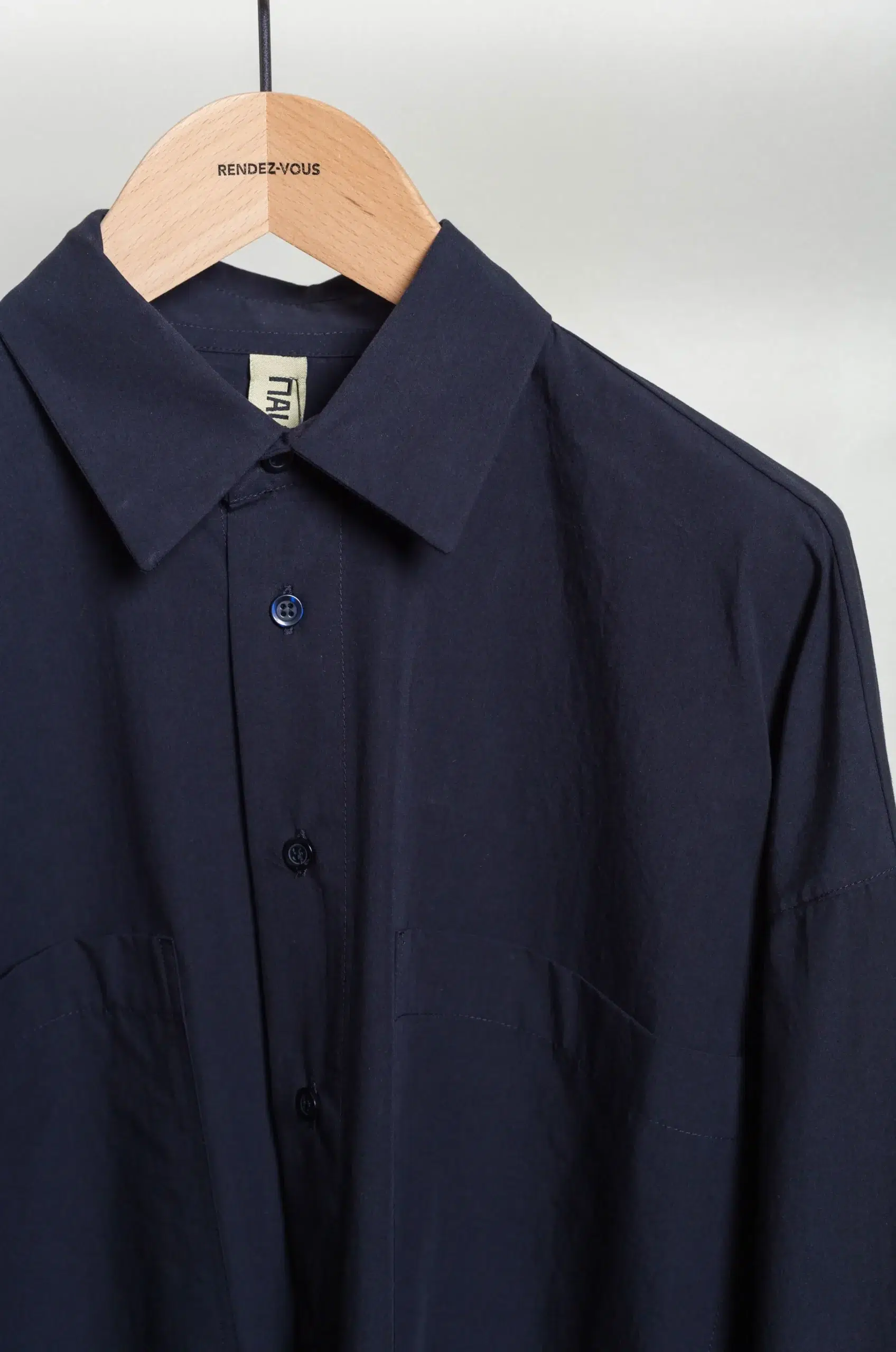 Maud Vanden Beussche - BEY POPLIN SHIRT - DARK NAVY