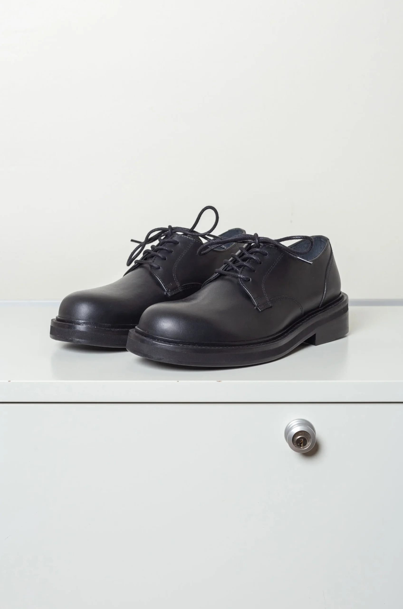 PARACIA - Mid-Heel Derby - BLACK