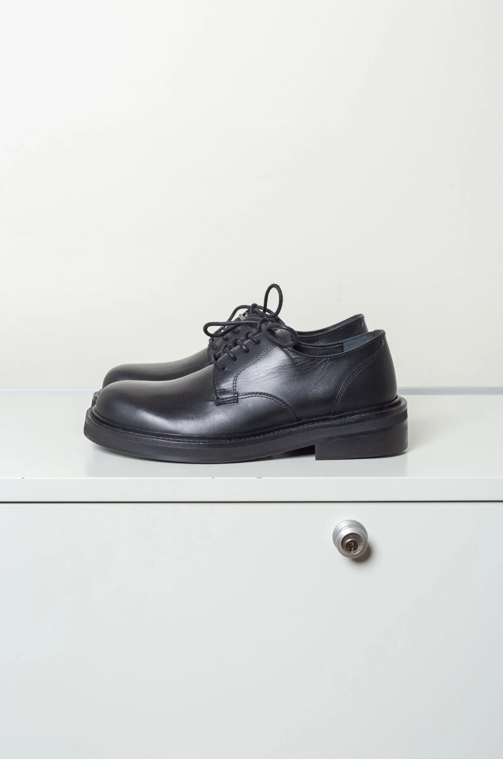 PARACIA - Mid-Heel Derby - BLACK