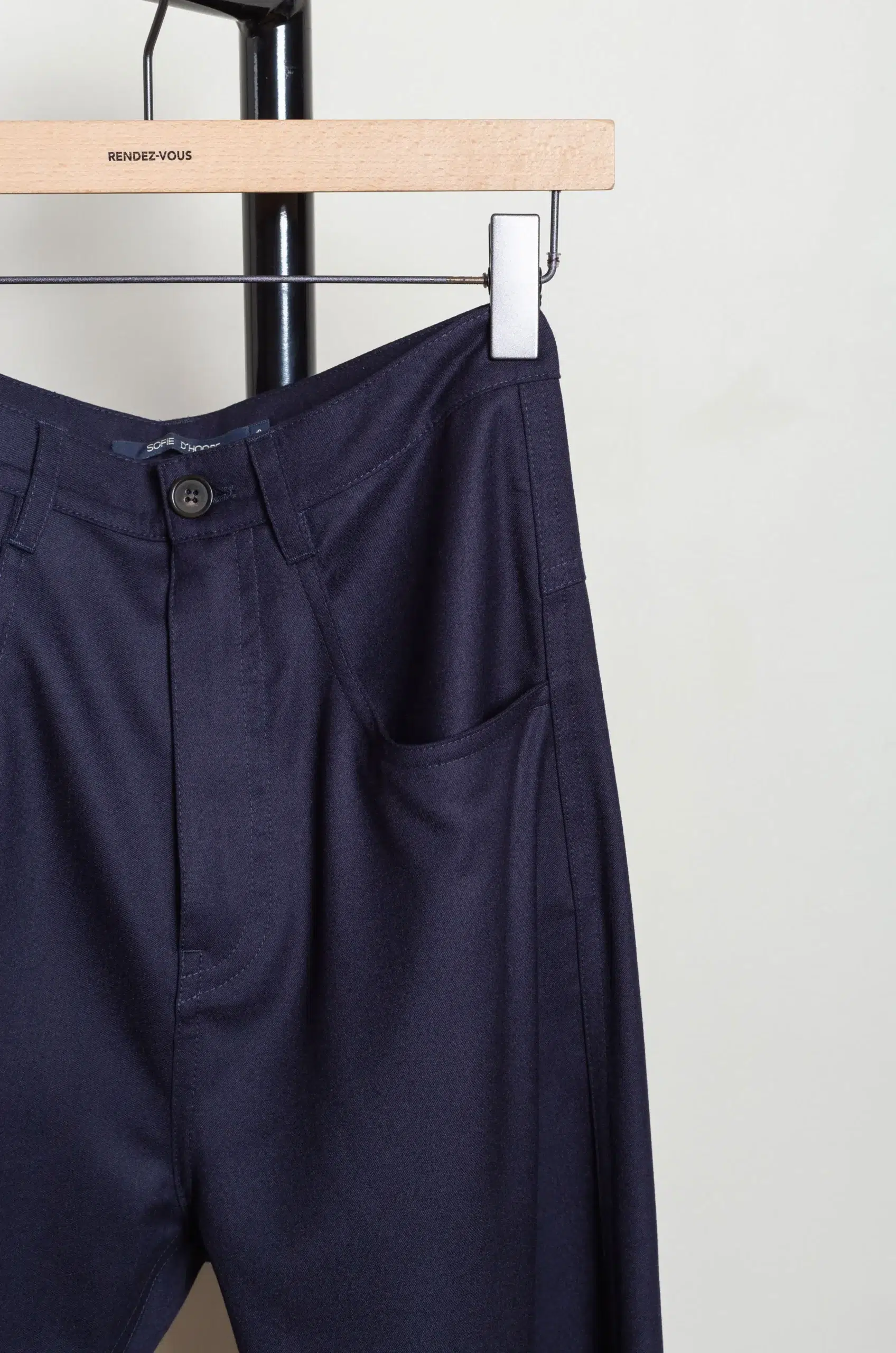 Sofie D'Hoore - PHILL Low Crotch Chino Trouser - MIDNIGHT