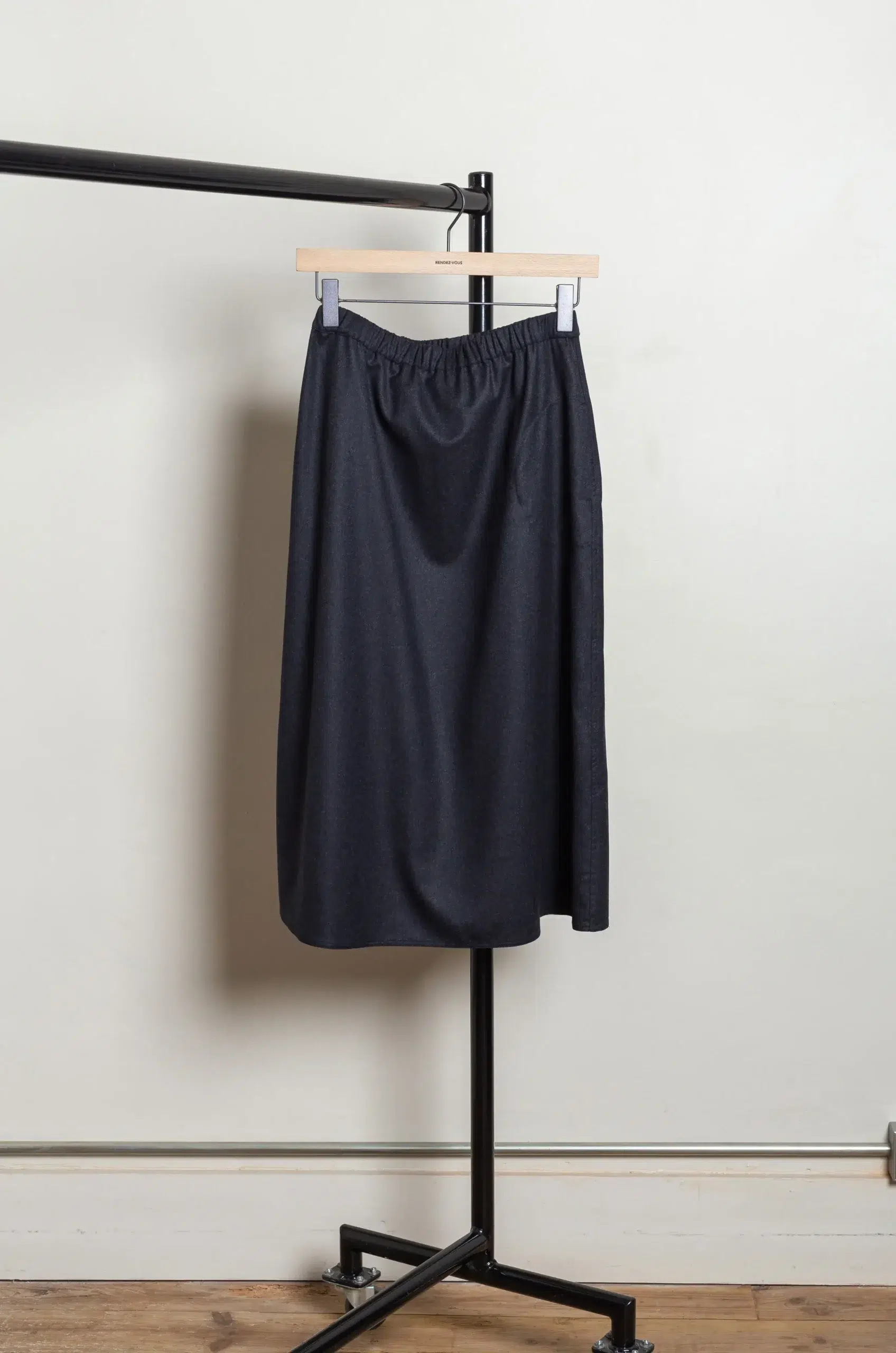 Sofie D'Hoore - SYNNE A-line Skirt With Side Pocket - CHARCOAL MELANG