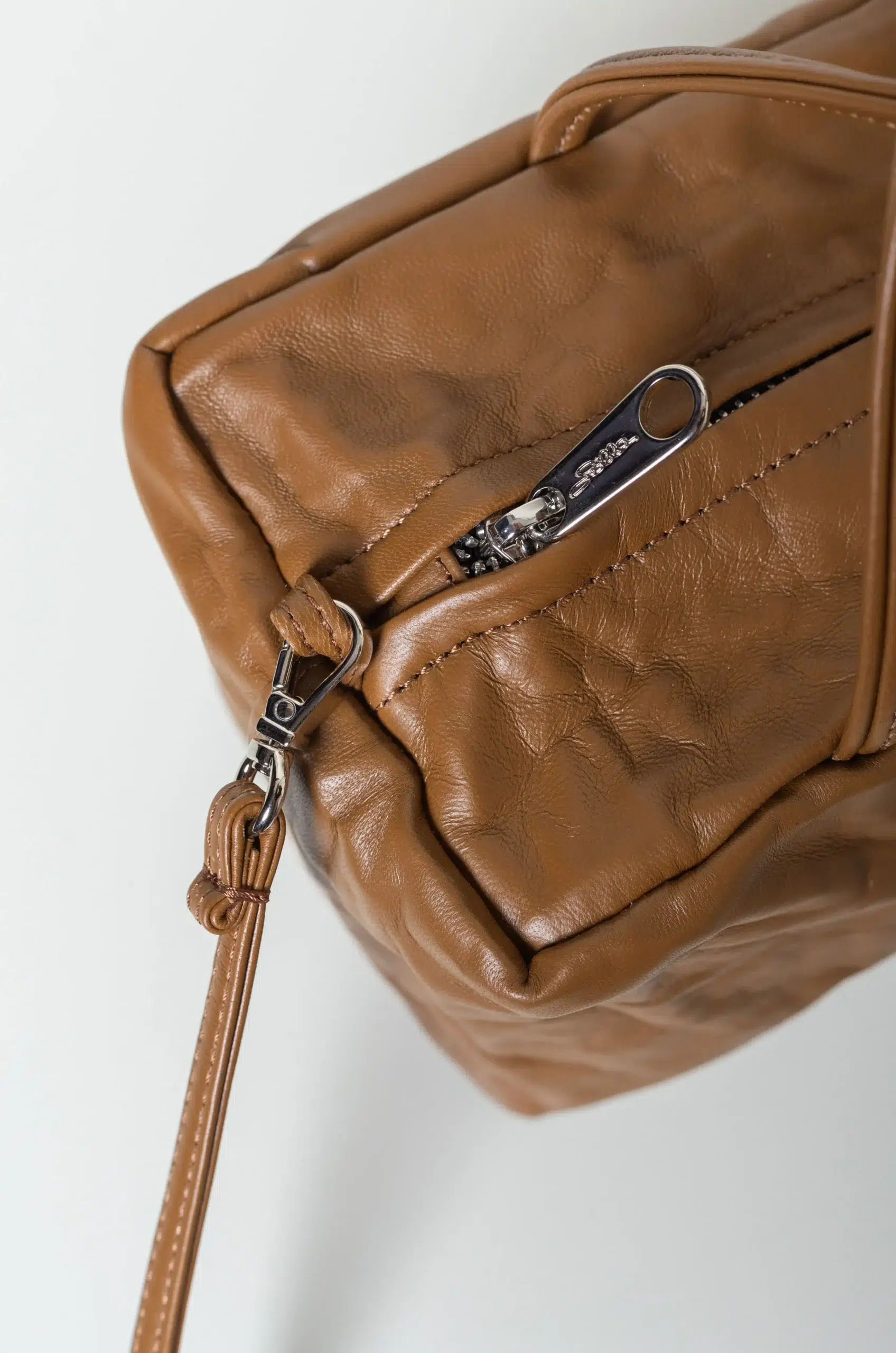 Zilla - NAPPA LEATHER MINI DUFFLE BAG 384 NAP - TABACCO