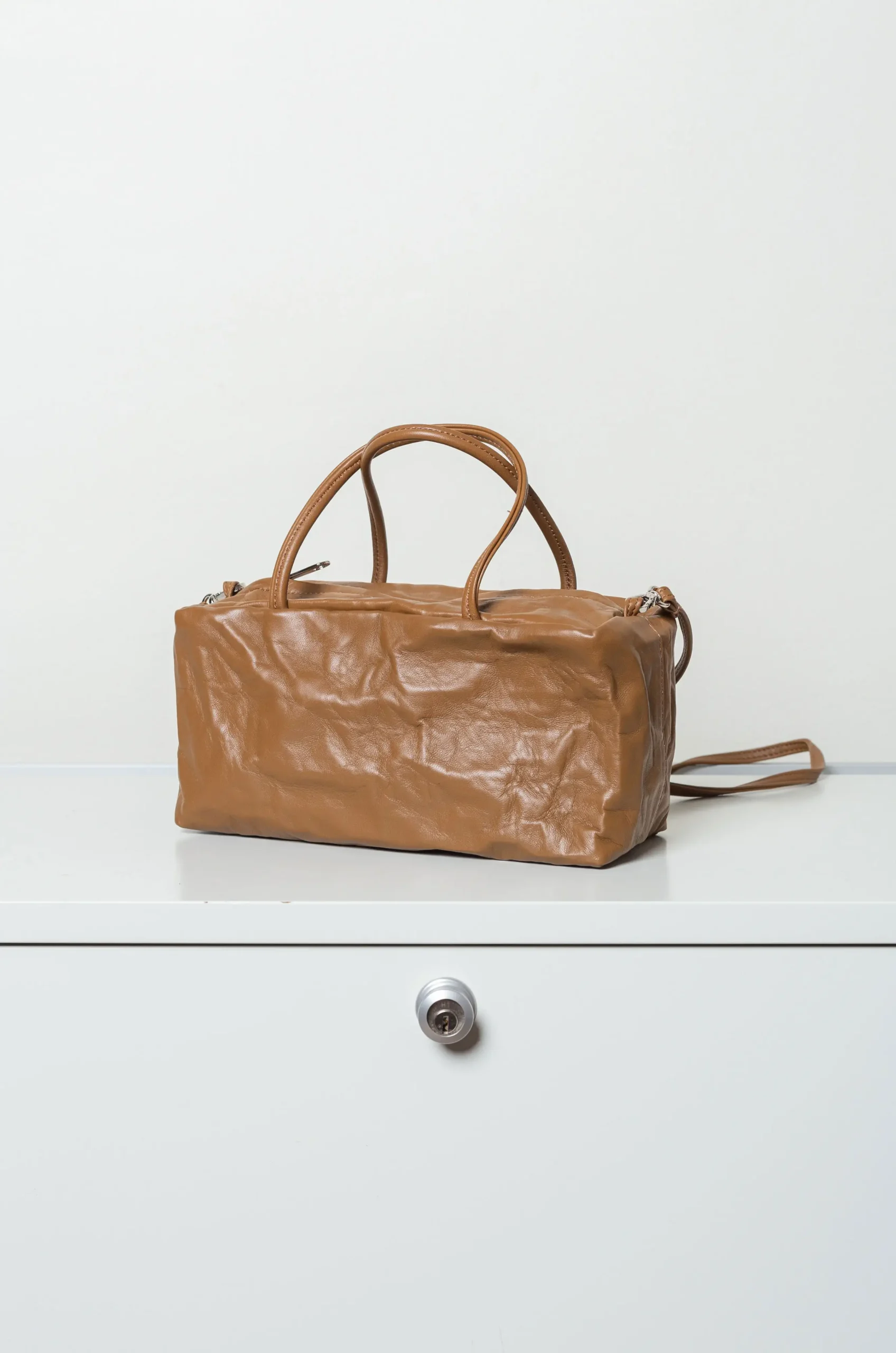 Zilla - NAPPA LEATHER MINI DUFFLE BAG 384 NAP - TABACCO