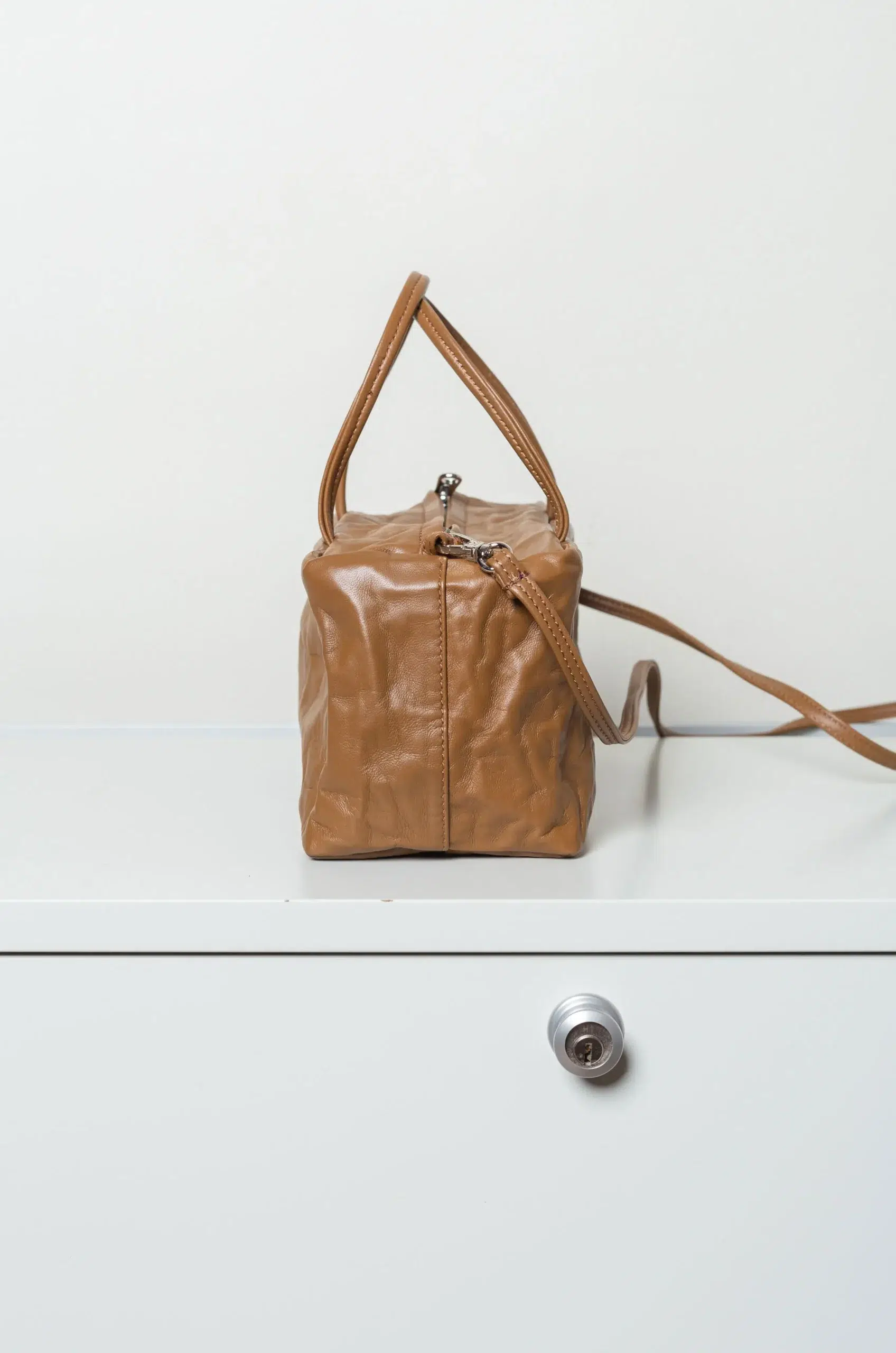 Zilla - NAPPA LEATHER MINI DUFFLE BAG 384 NAP - TABACCO