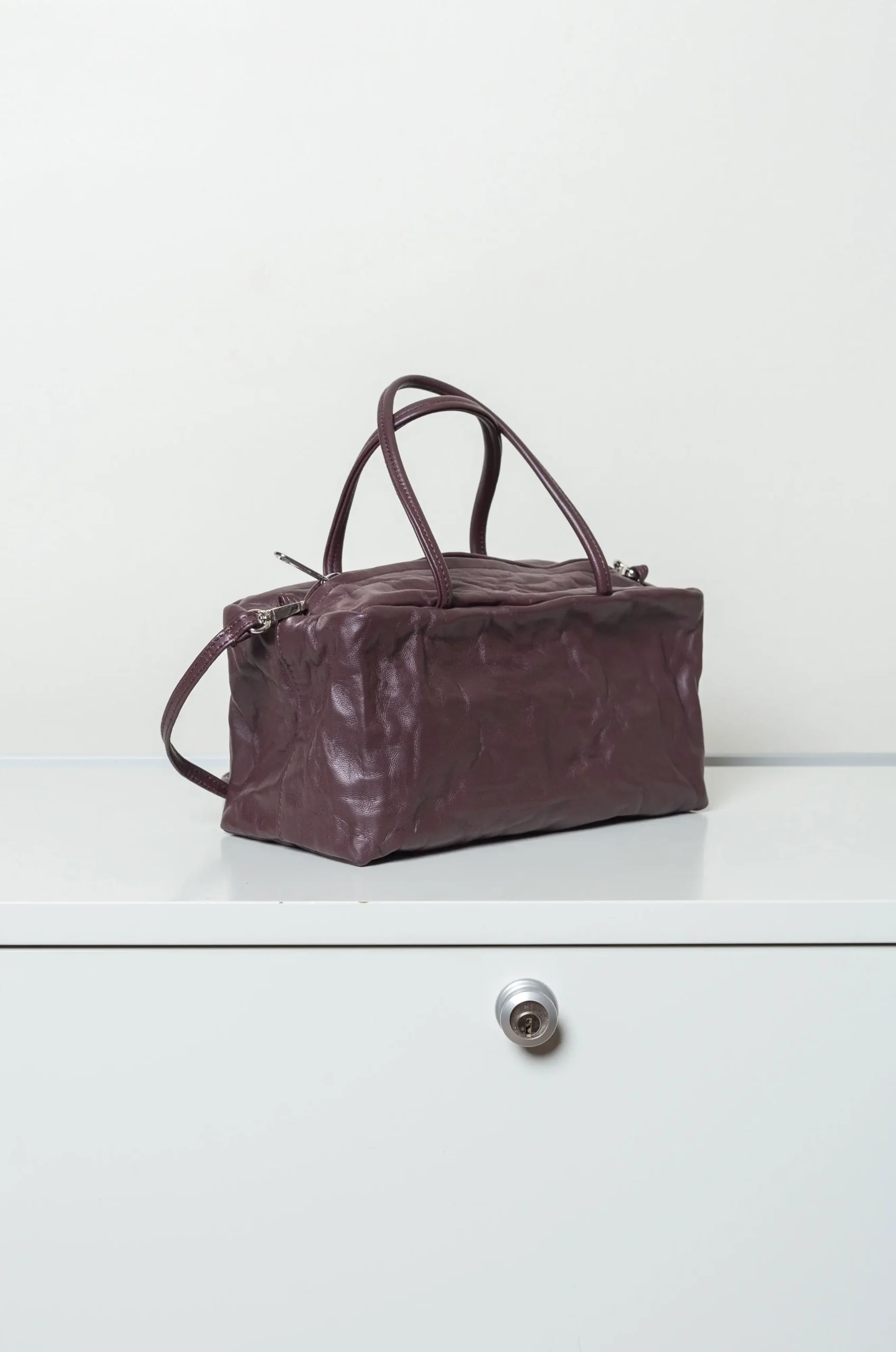 Zilla - NAPPA LEATHER MINI DUFFLE BAG 384 NAP - MOGANO
