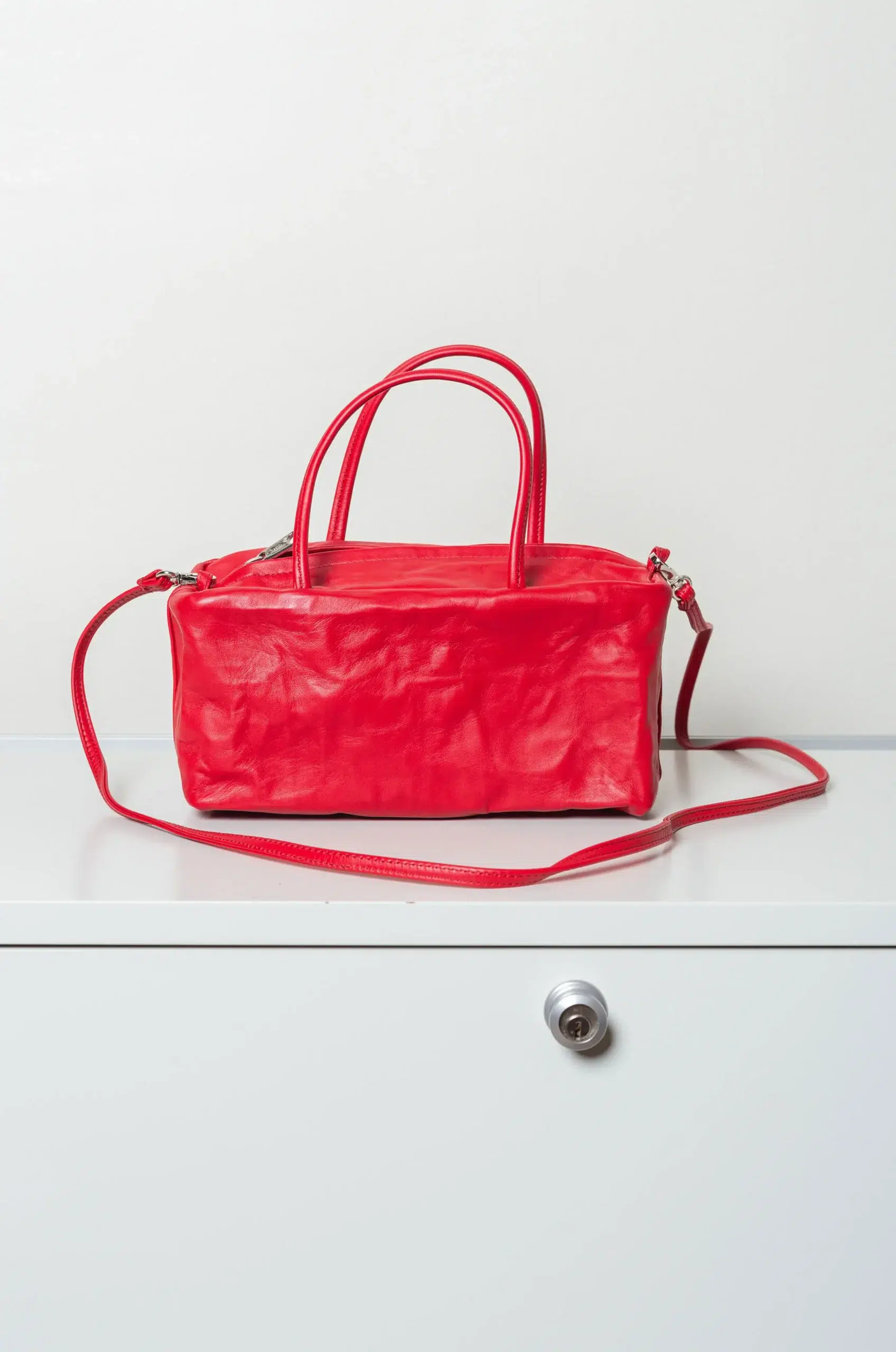 Zilla - NAPPA LEATHER MINI DUFFLE BAG 384 NAP - ROSSO
