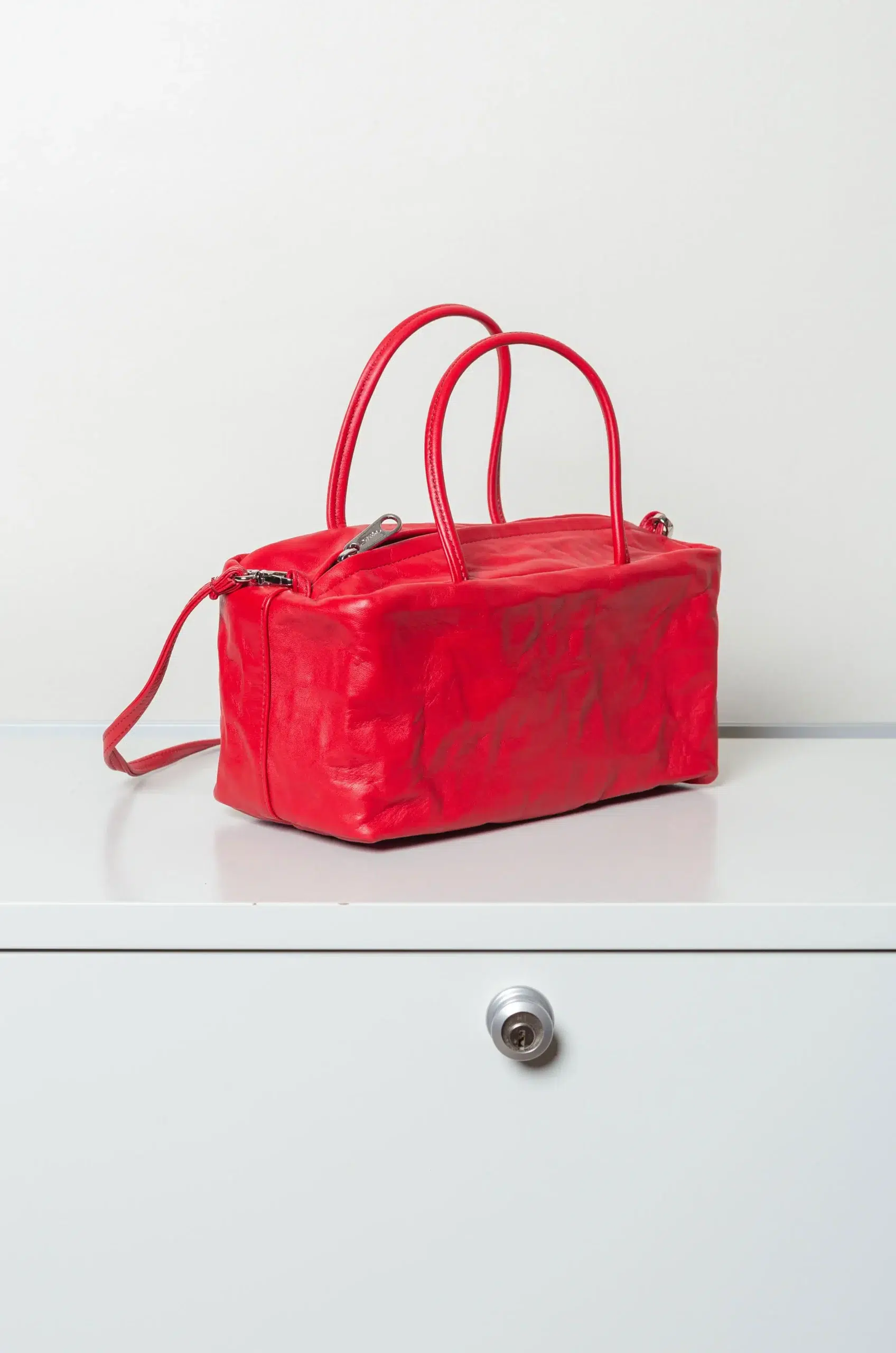 Zilla - NAPPA LEATHER MINI DUFFLE BAG 384 NAP - ROSSO