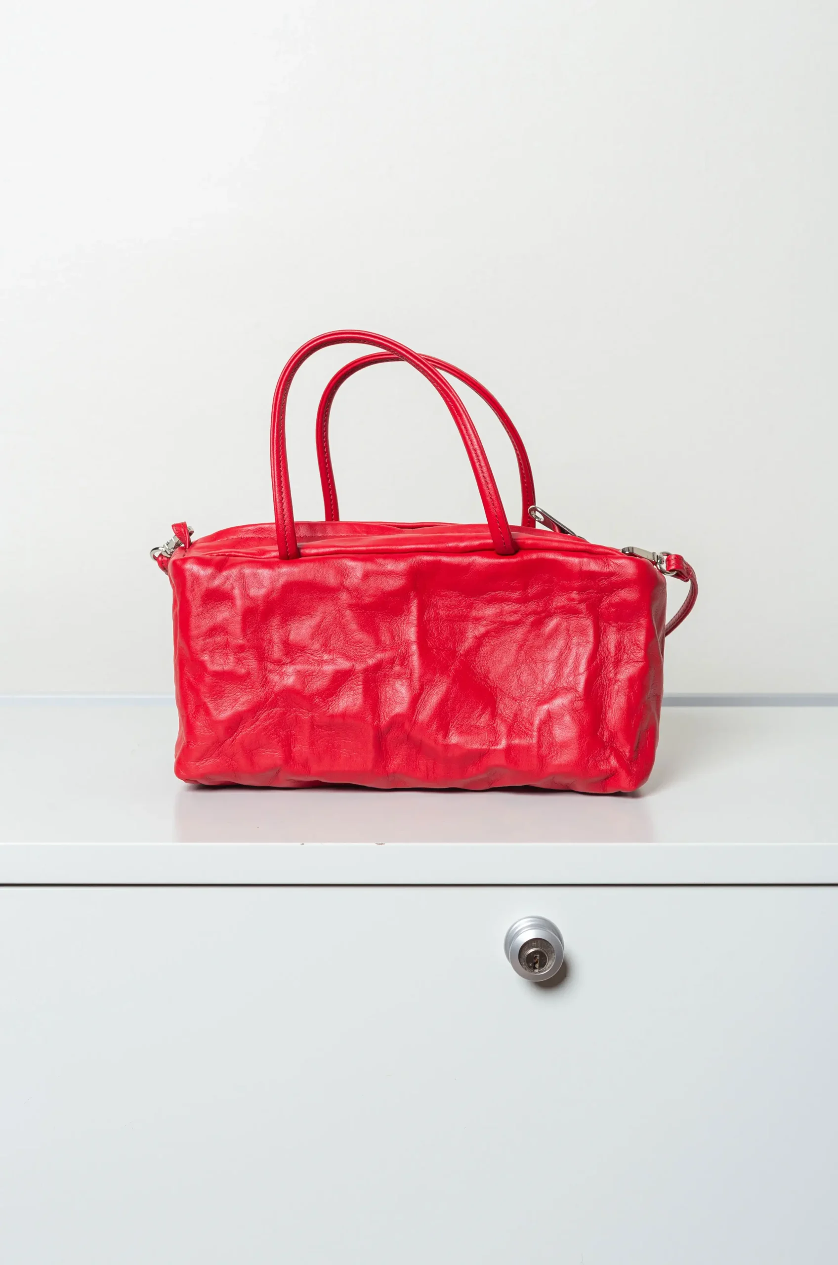 Zilla - NAPPA LEATHER MINI DUFFLE BAG 384 NAP - ROSSO