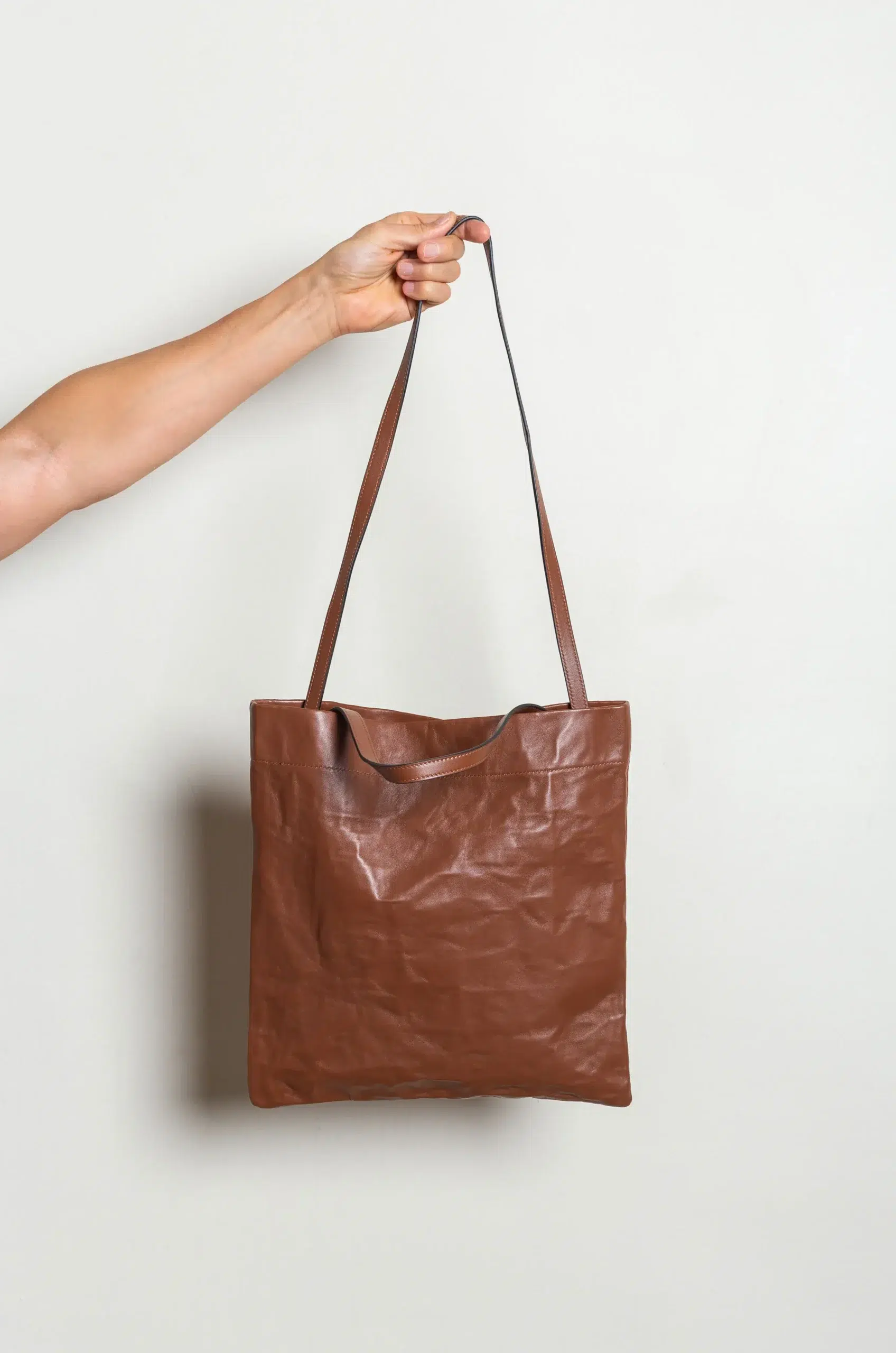 Zilla - NAPPA LEATHER SQUARE BAG 314 NAP - CACAO