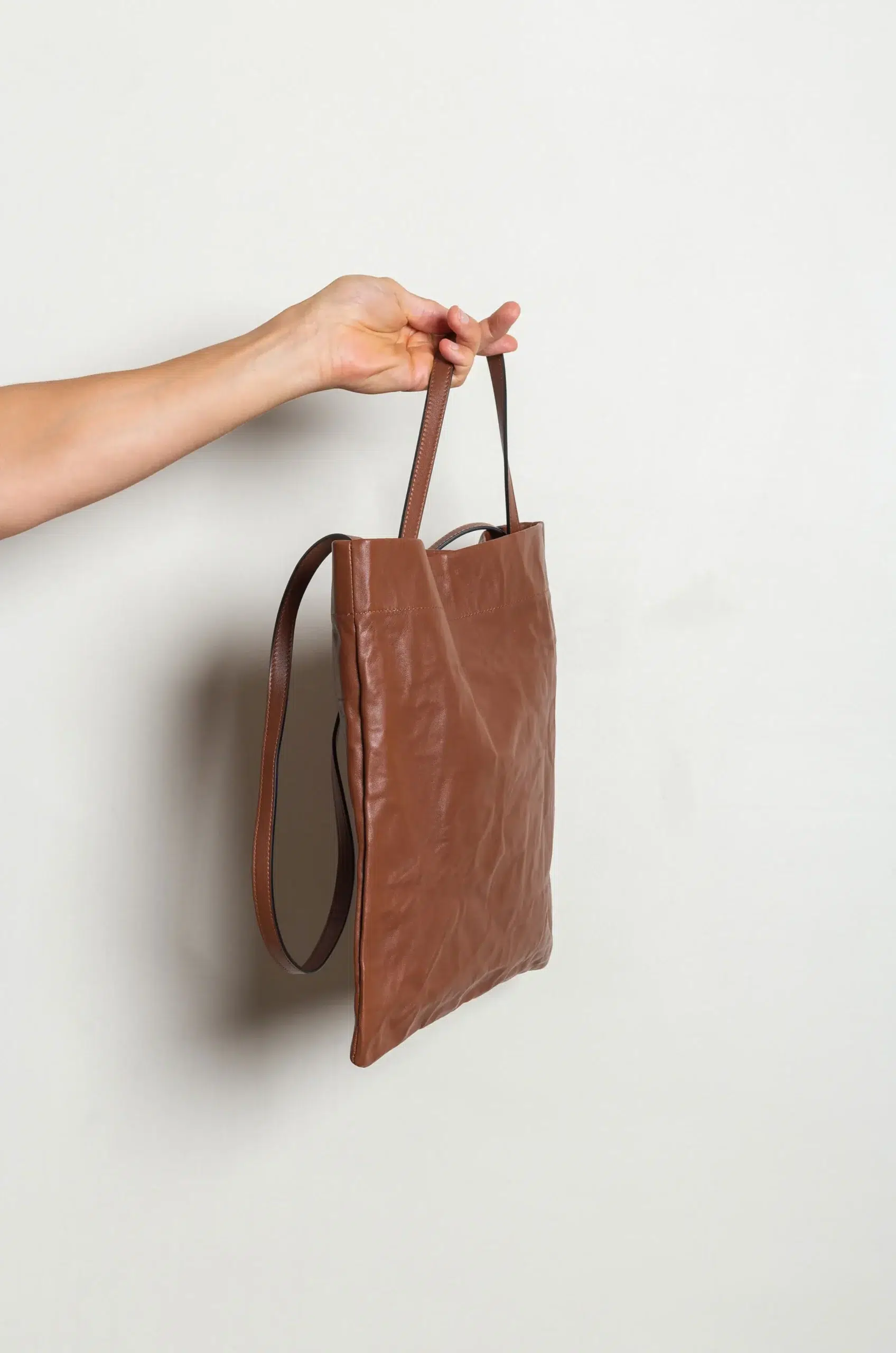 Zilla - NAPPA LEATHER SQUARE BAG 314 NAP - CACAO