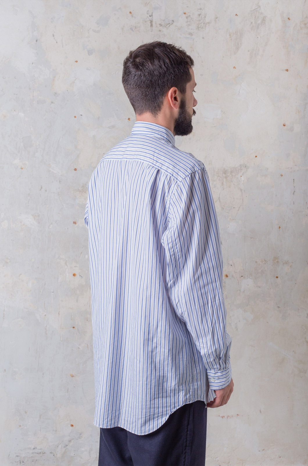 Comme Des Garçons - Shirt Striped Shirt B006 - Blue