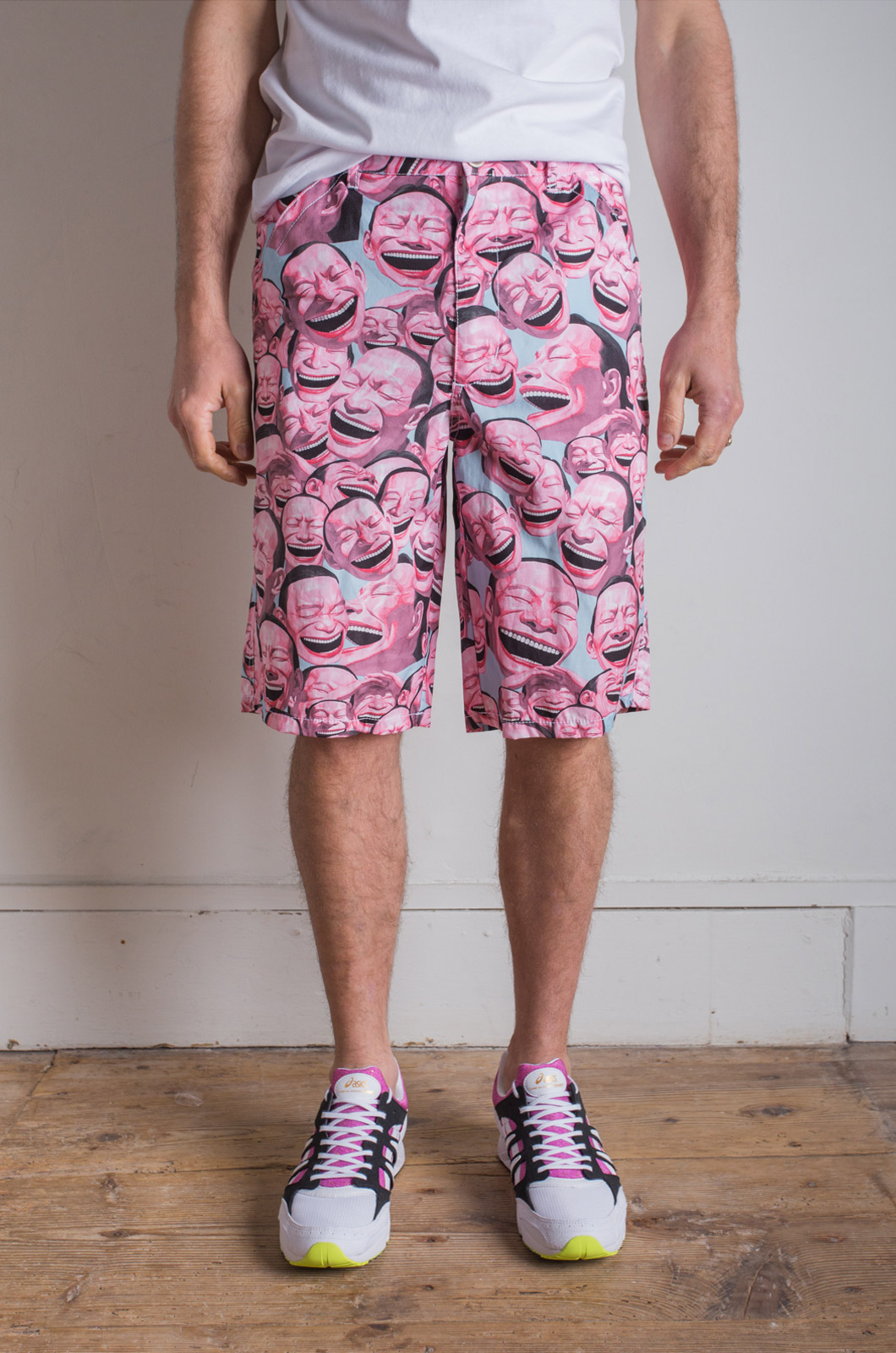 Comme Des Garçons Shirt x Yue Minjun - Drop Shorts - Print A