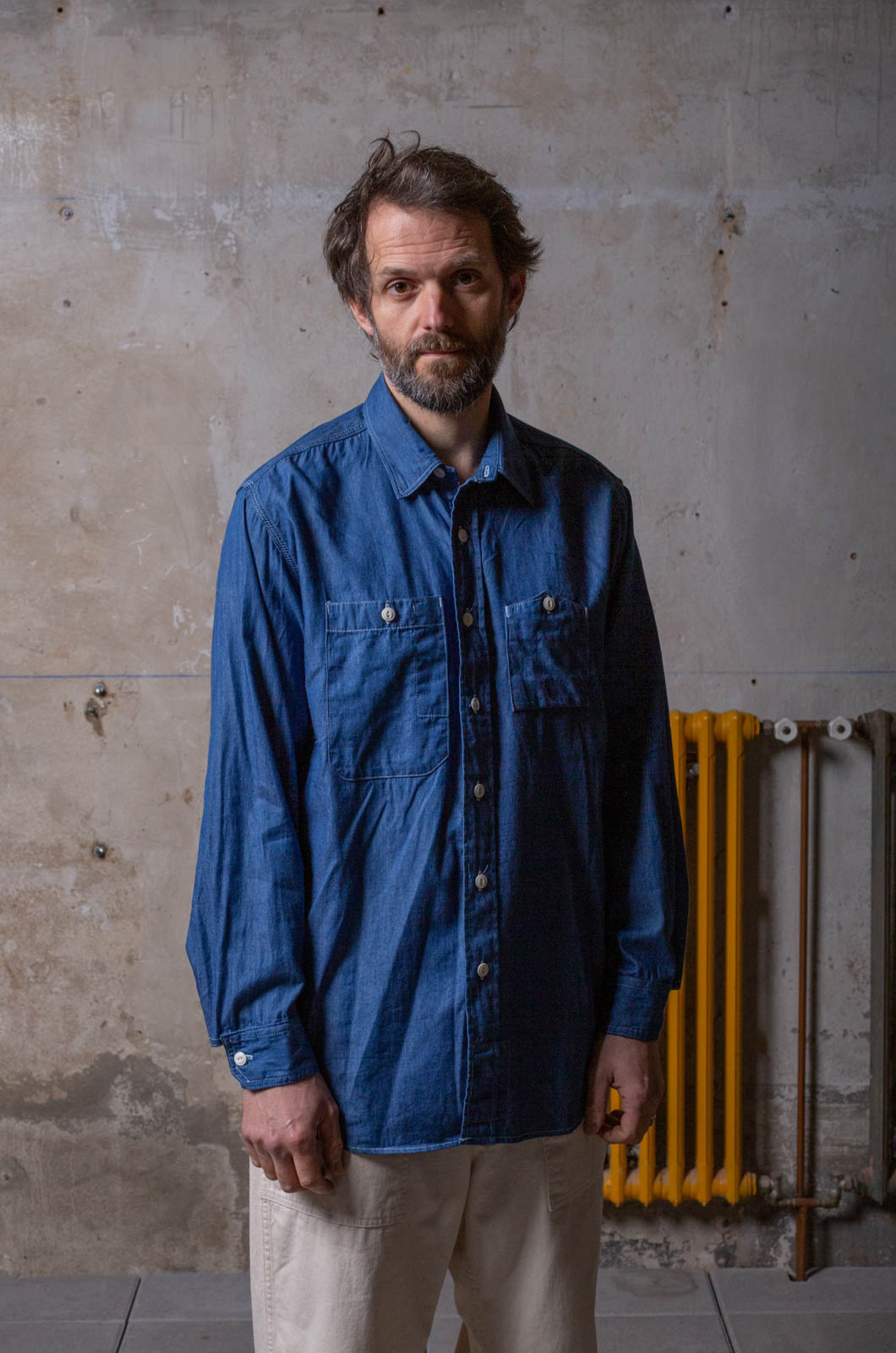 Engineered garments denim store shirt