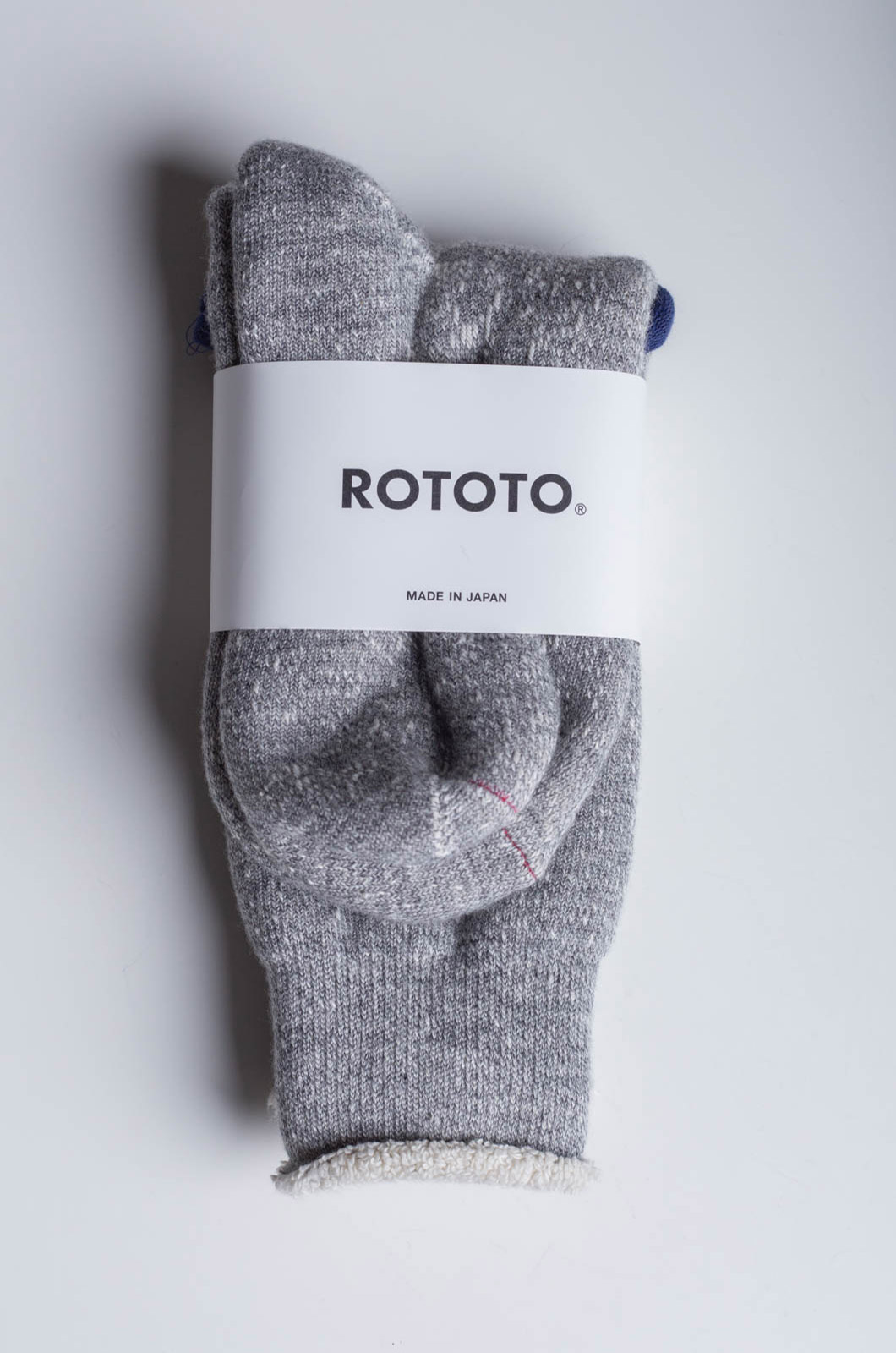 Rototo – Double Face Crew Socks – M.Gray – RENDEZ-VOUS STORE