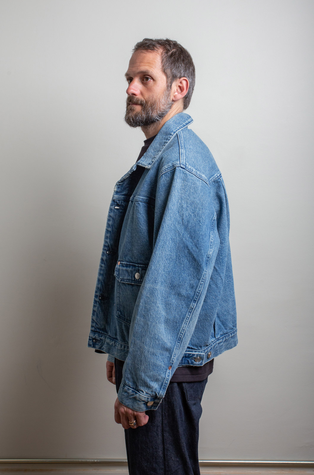 Tanaka - Men New Classic Jean Jacket - Vintage Blue