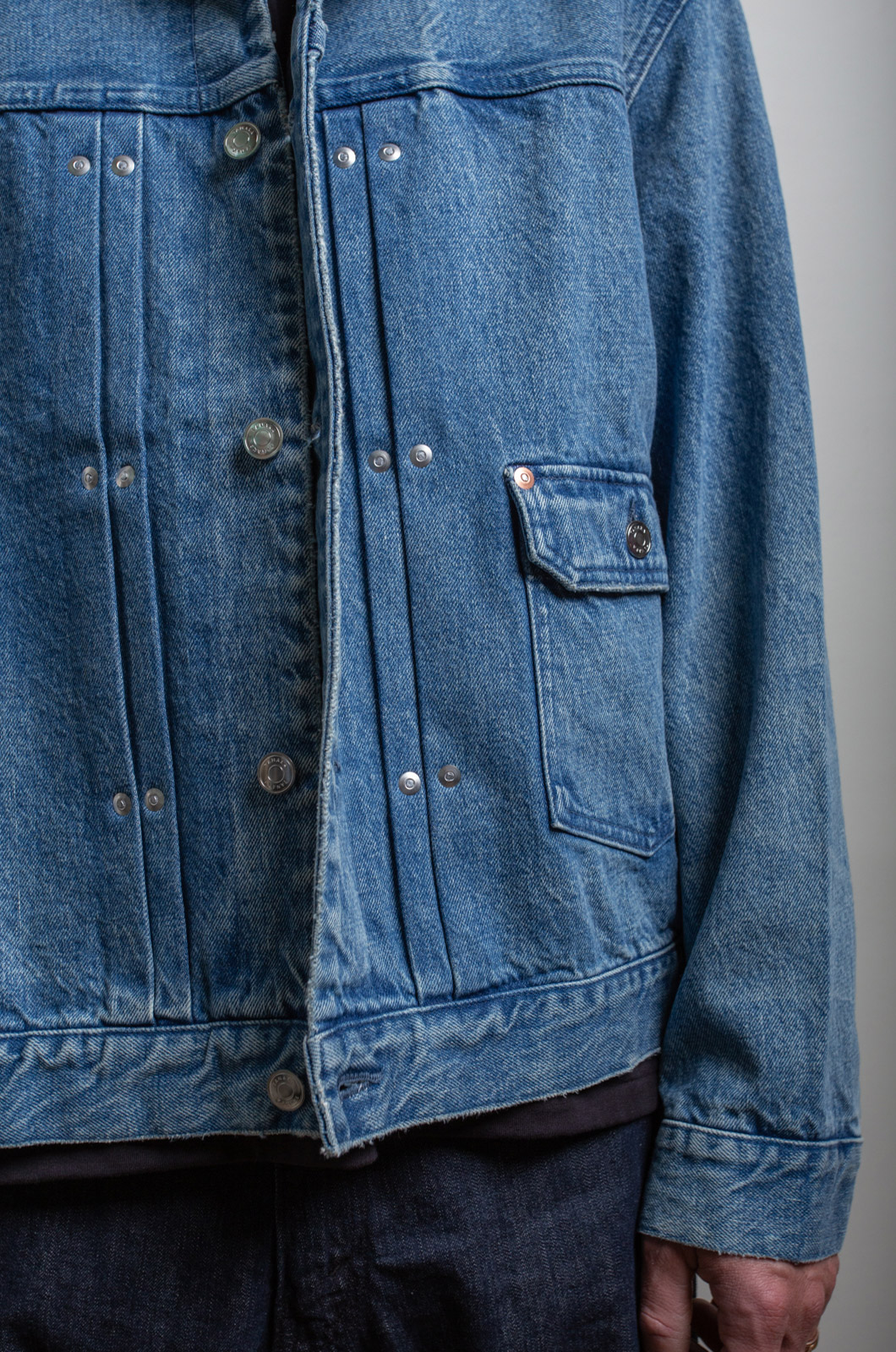 Tanaka - Men New Classic Jean Jacket - Vintage Blue