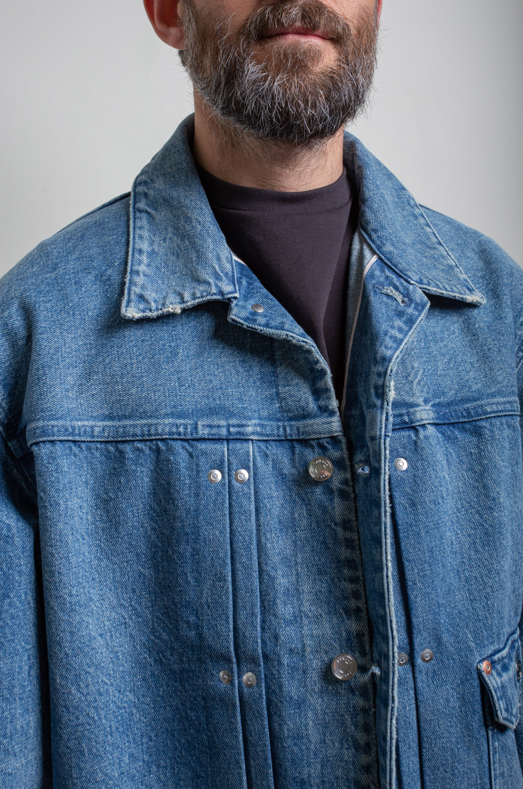 Tanaka - Men New Classic Jean Jacket - Vintage Blue