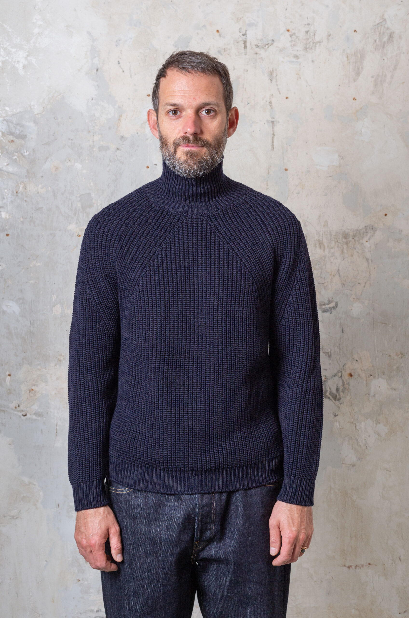 Batoner - Signature Turtle Neck - Navy