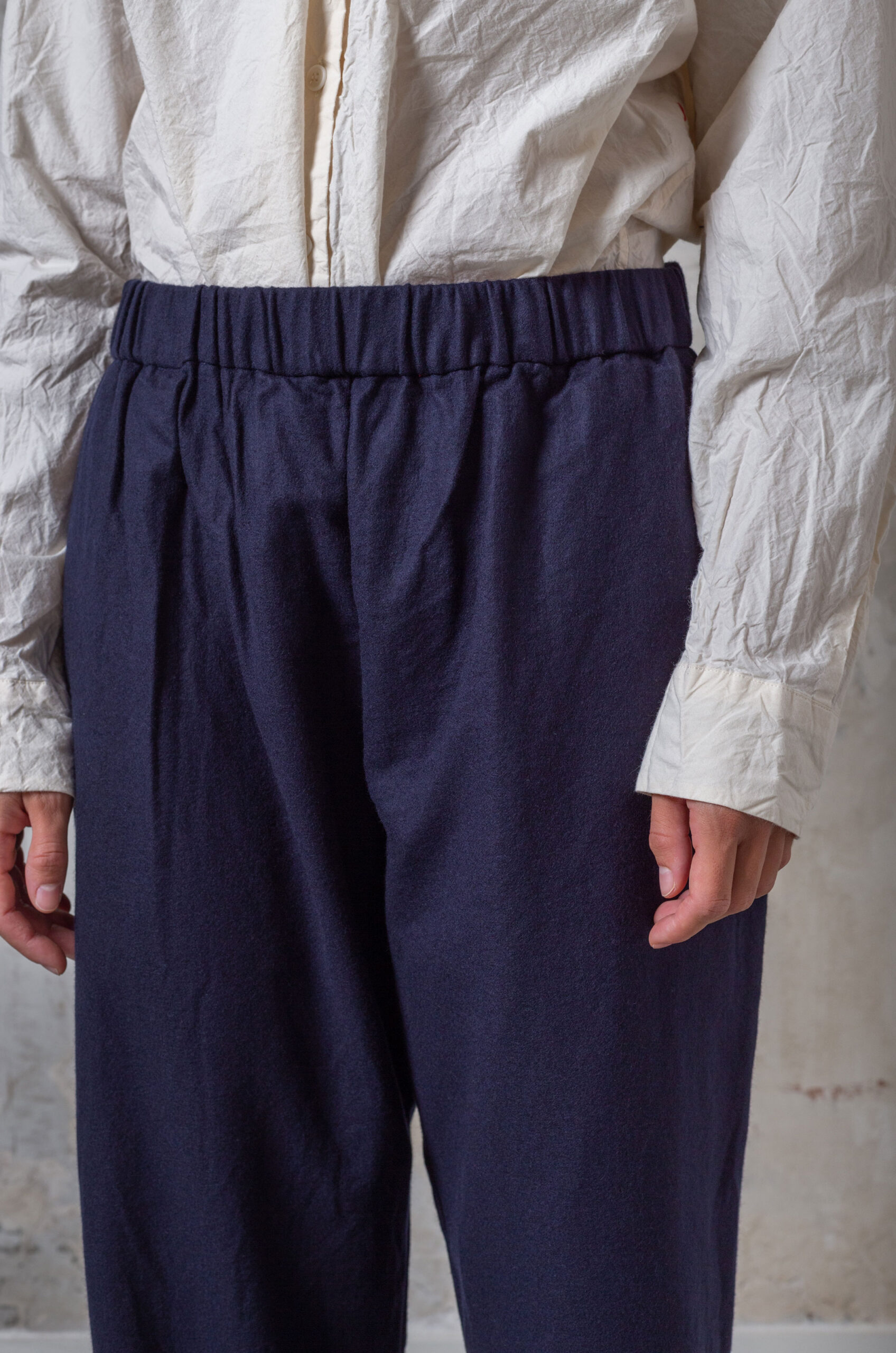 コットン CASEY CASEY（ケイシーケイシー）FAB PANT - WOOLENT ウール