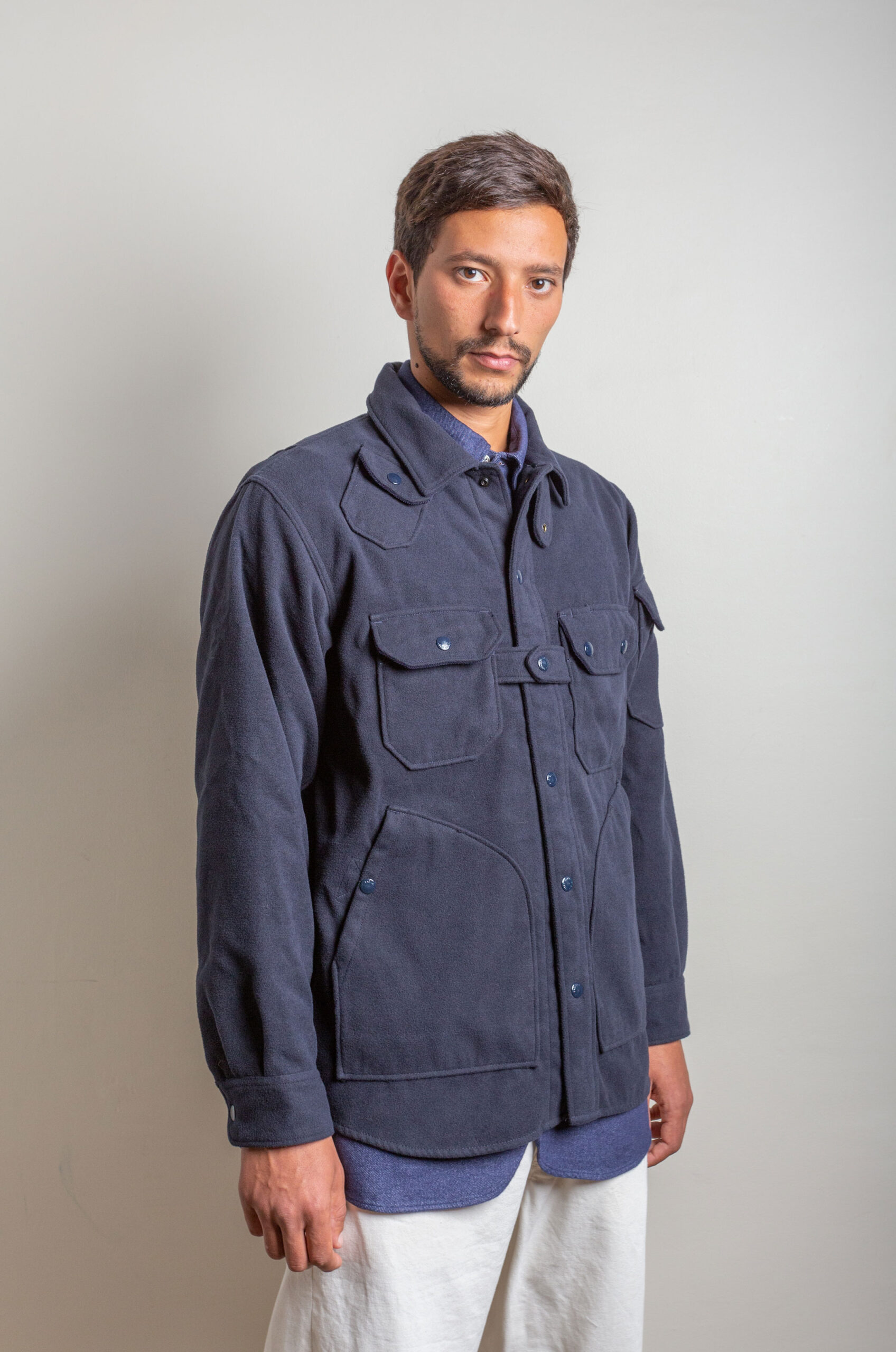 Engineered Garments - Explorer Shirt Jacket - Dark Navy - RENDEZ