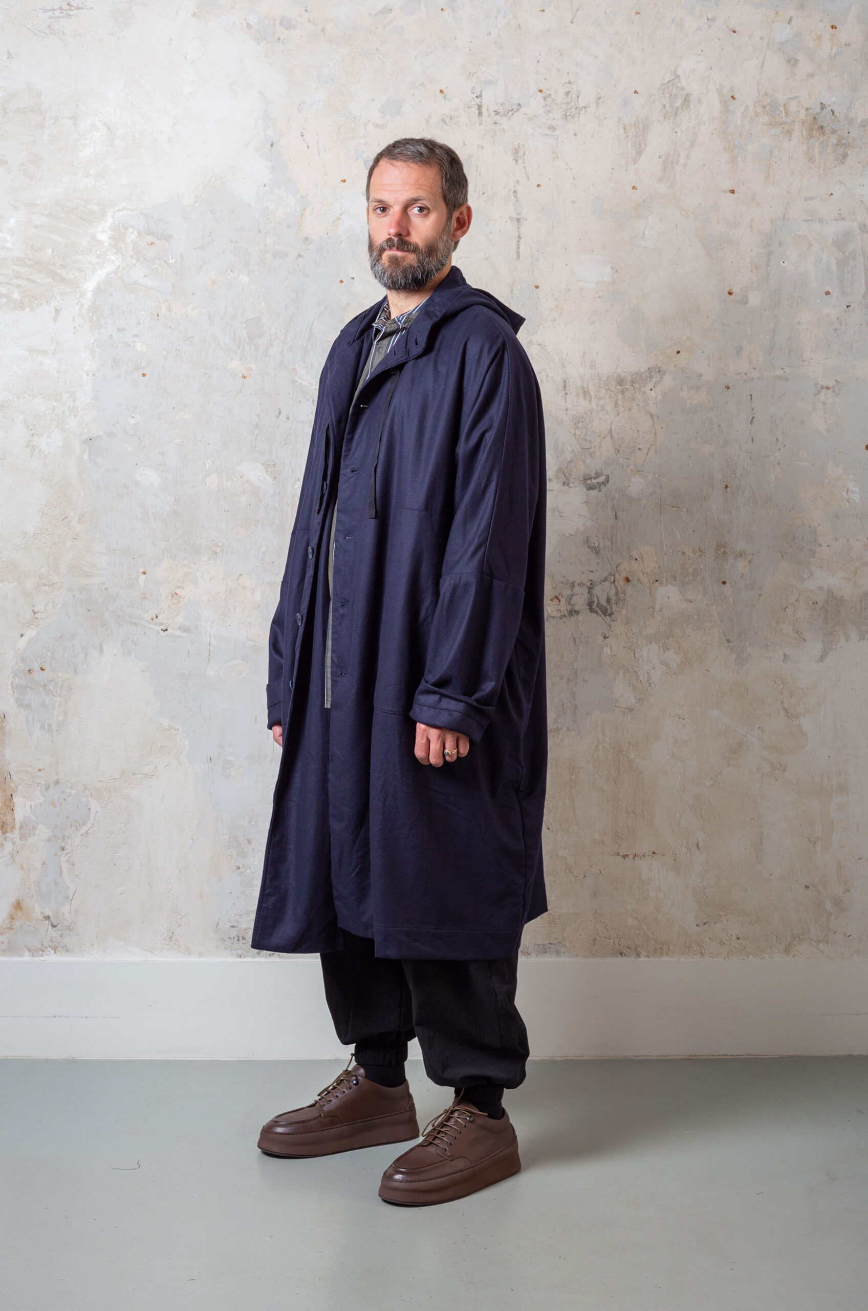 Casey Casey - 3 Pieces Coat - Dark Navy