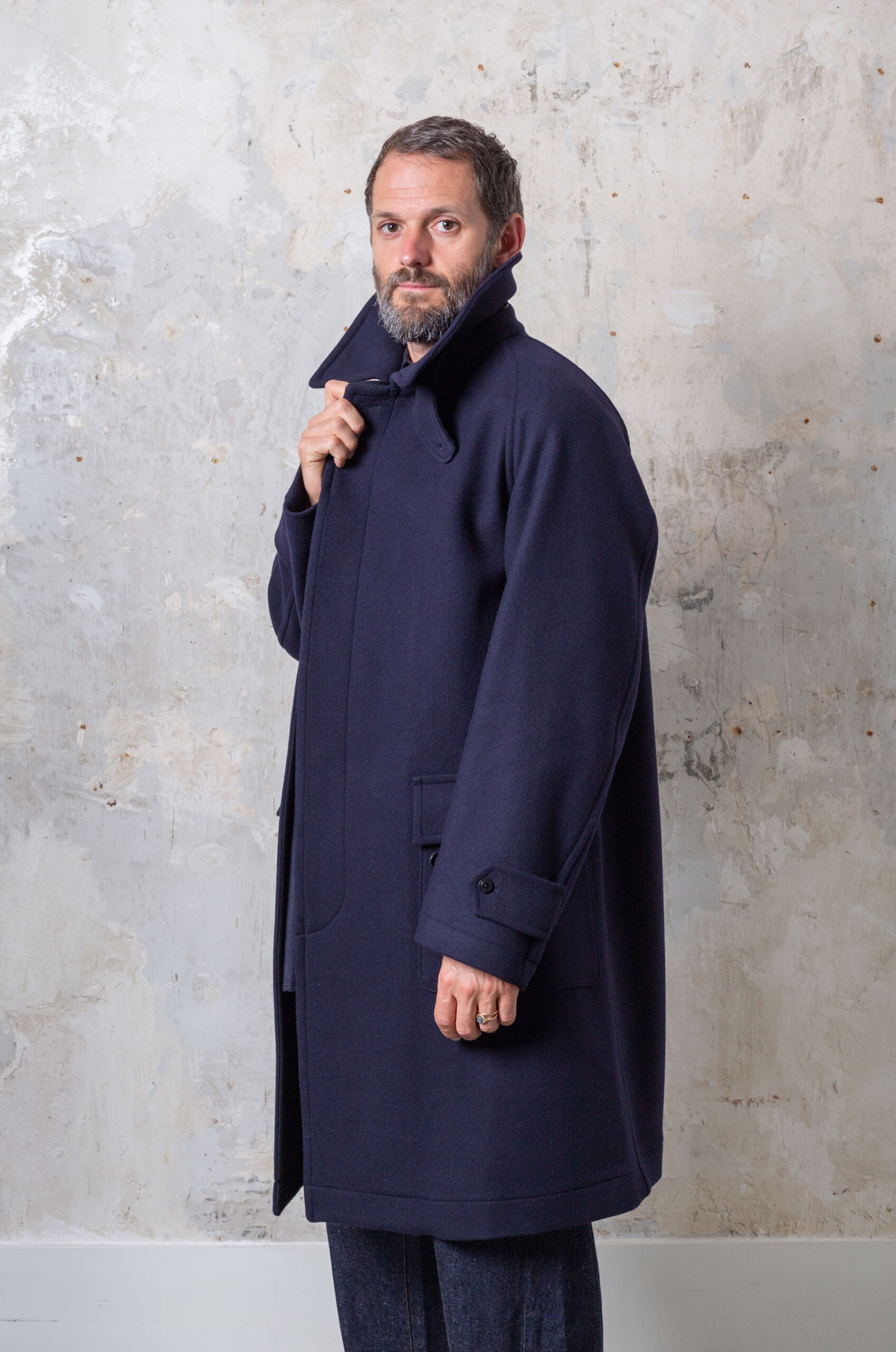 Kaptain Sunshine - Traveller Coat - Navy