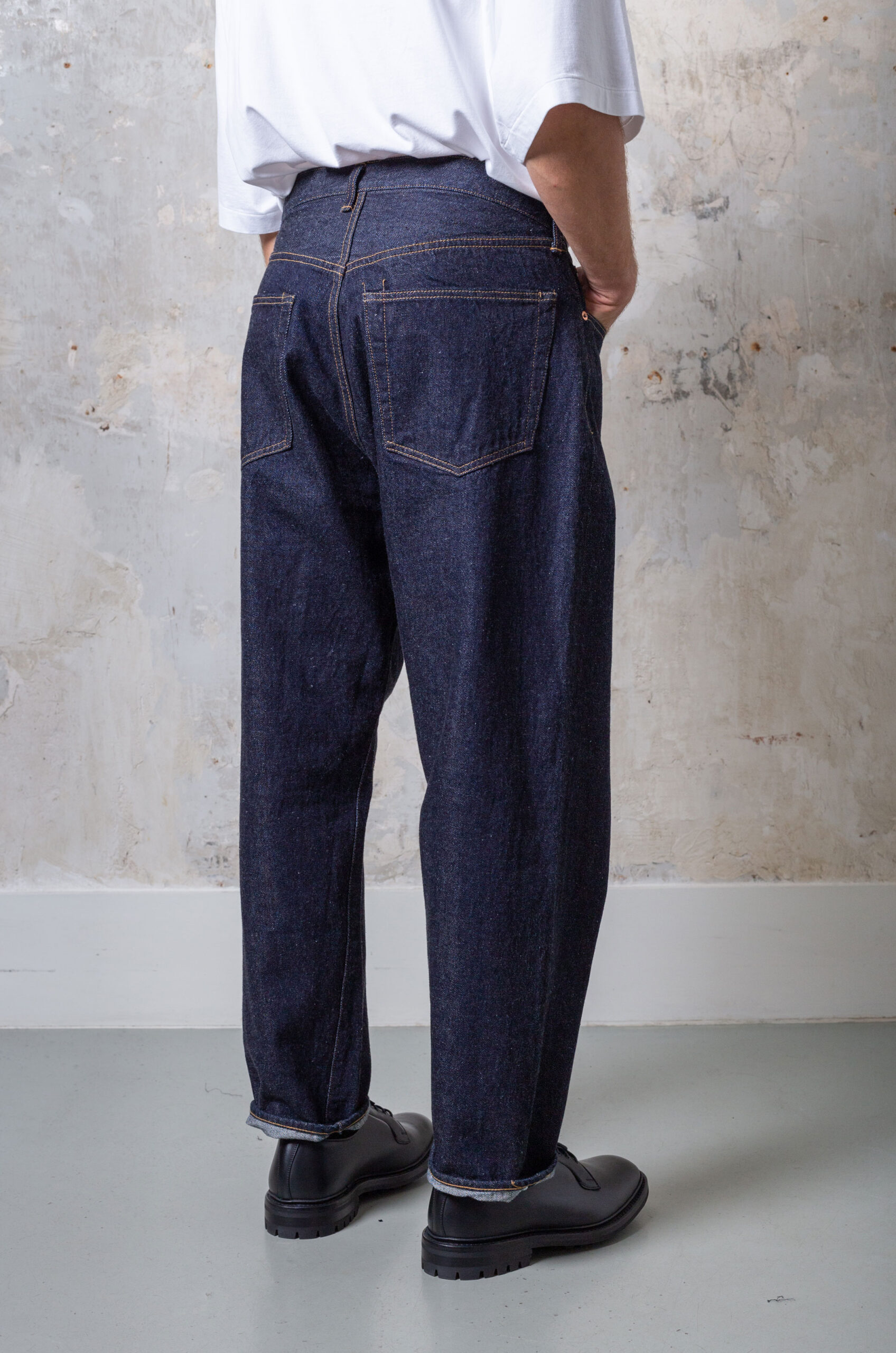 Kaptain Sunshine - 5P Zipper Front Denim Pants - Indigo One Wash