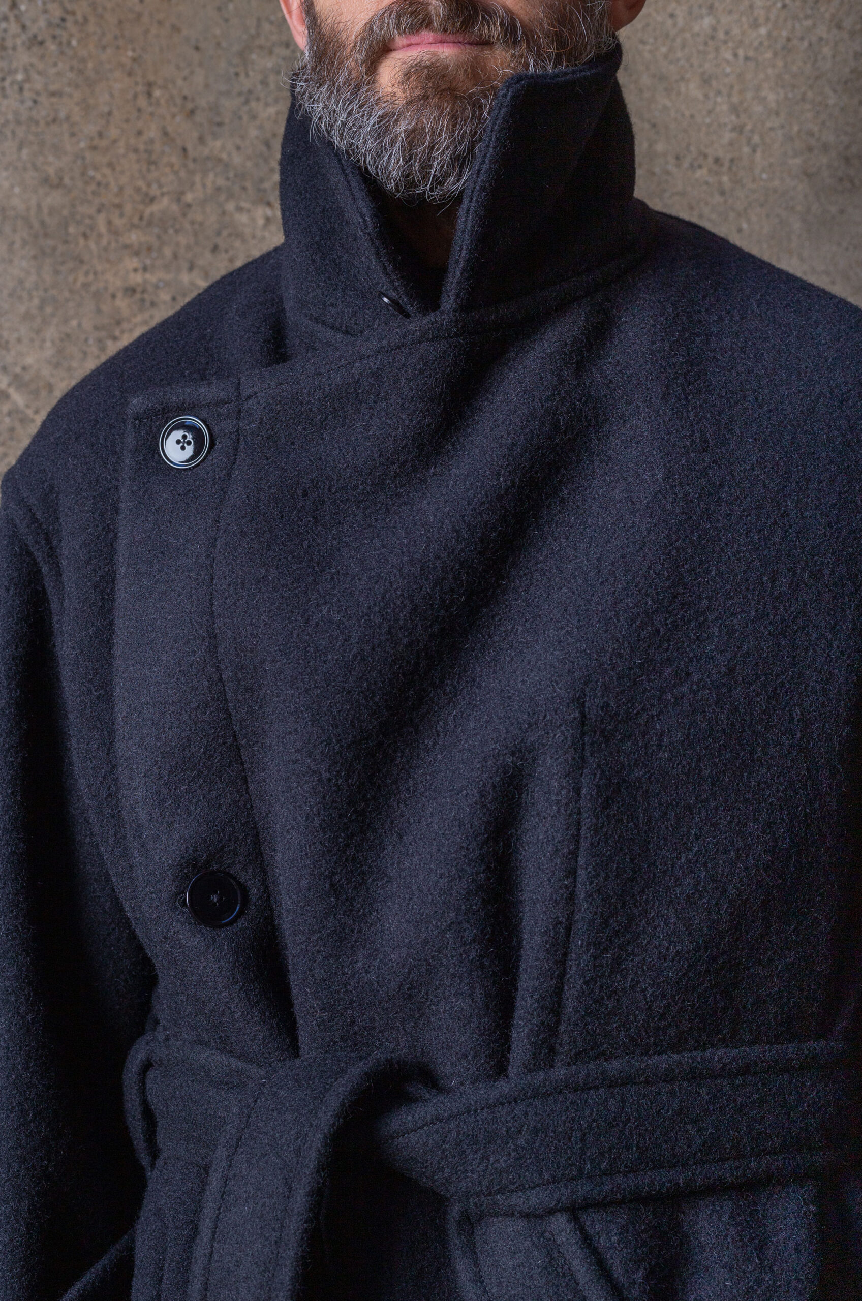 Lemaire - Wrap Coat - Black