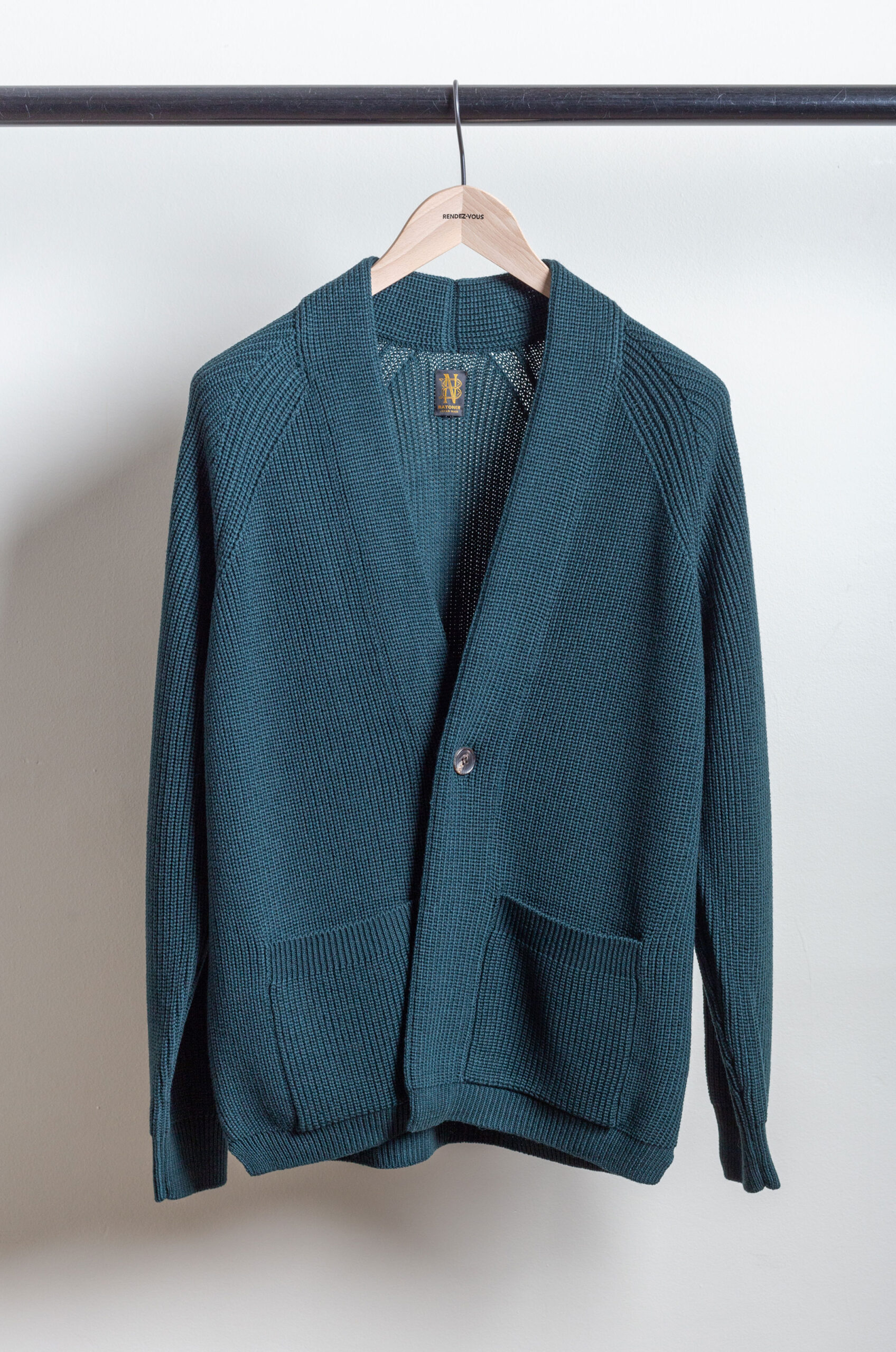 Batoner - Signature 1B Cardigan - Dark Green