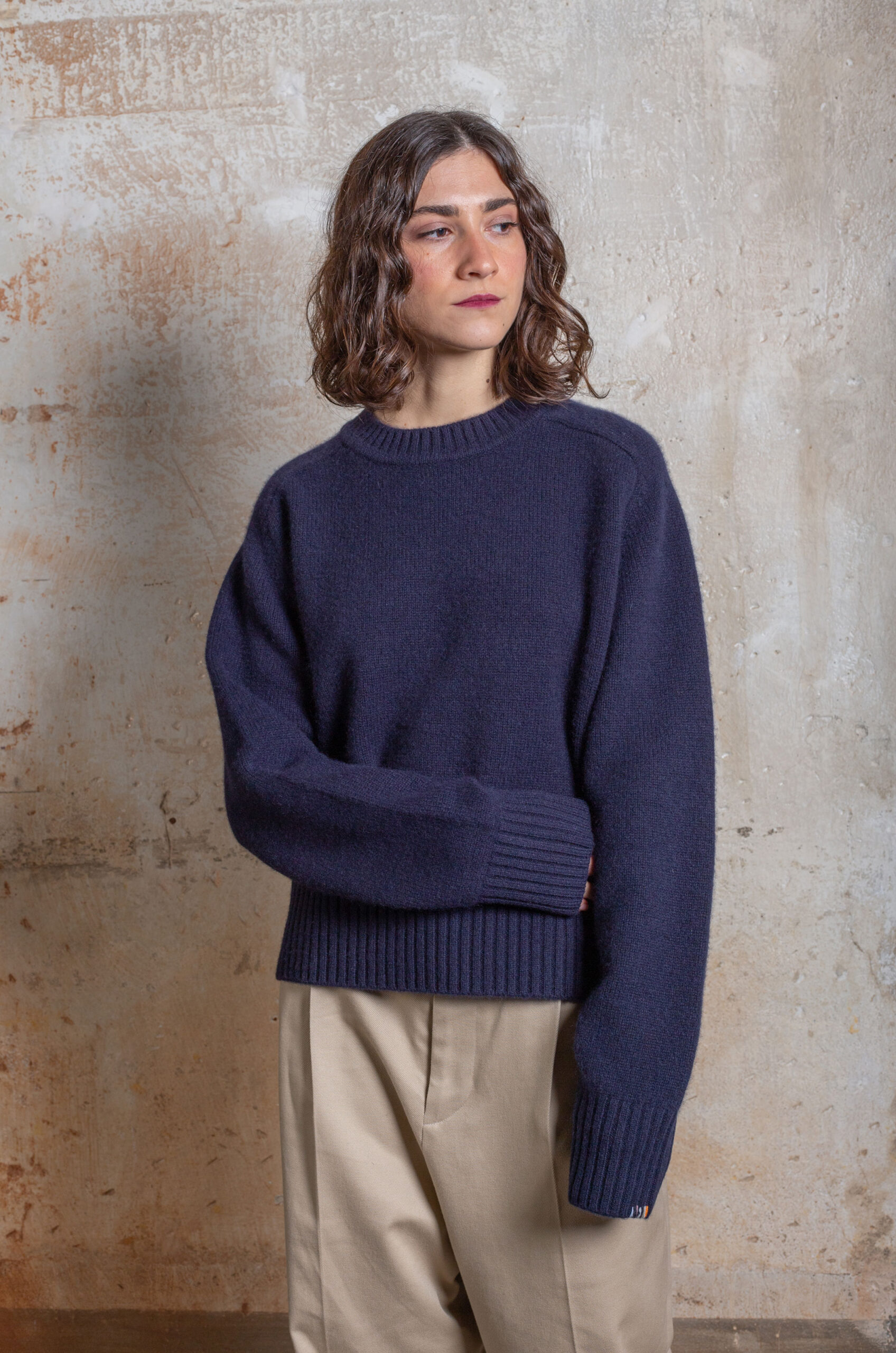 Extreme Cashmere - N°167 Please Sweater Navy - Rendez-Vous Store