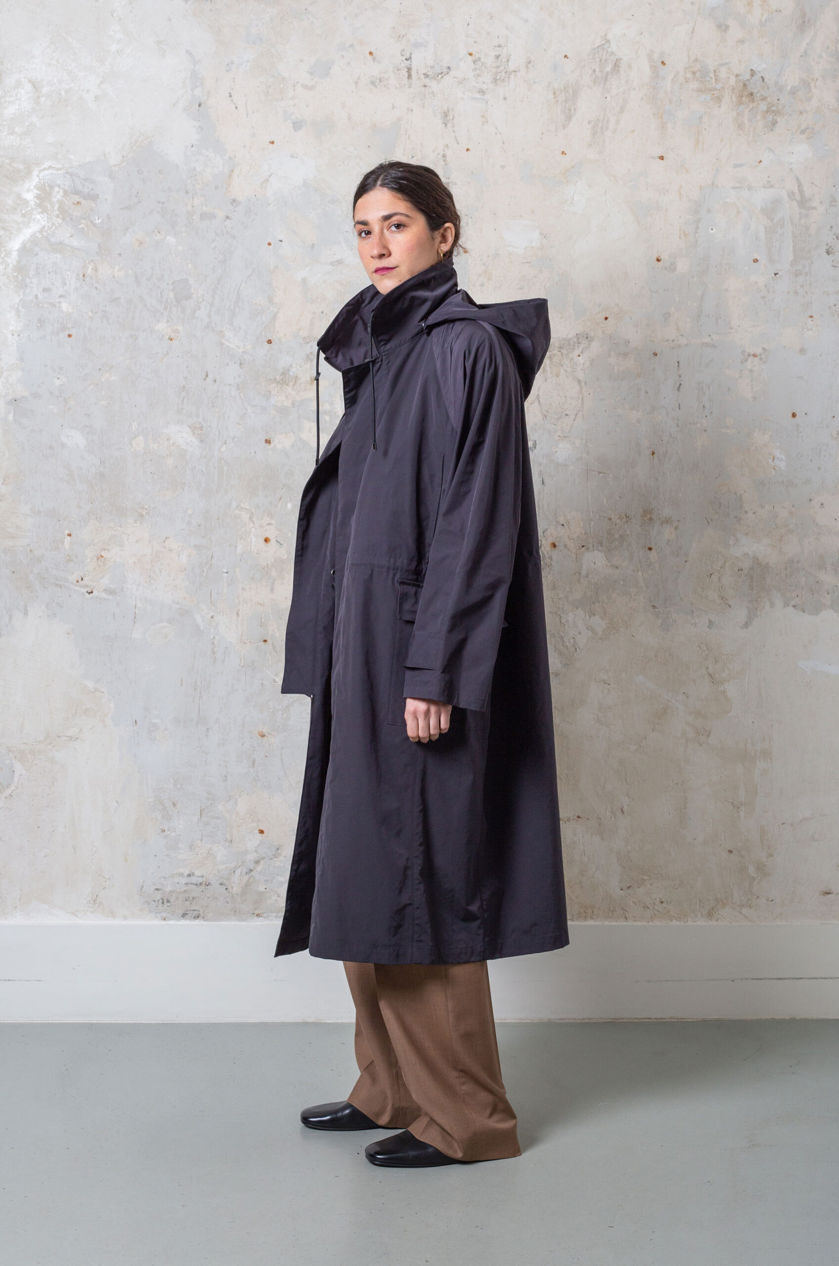 Auralee - Coat A23SC03PC - Black