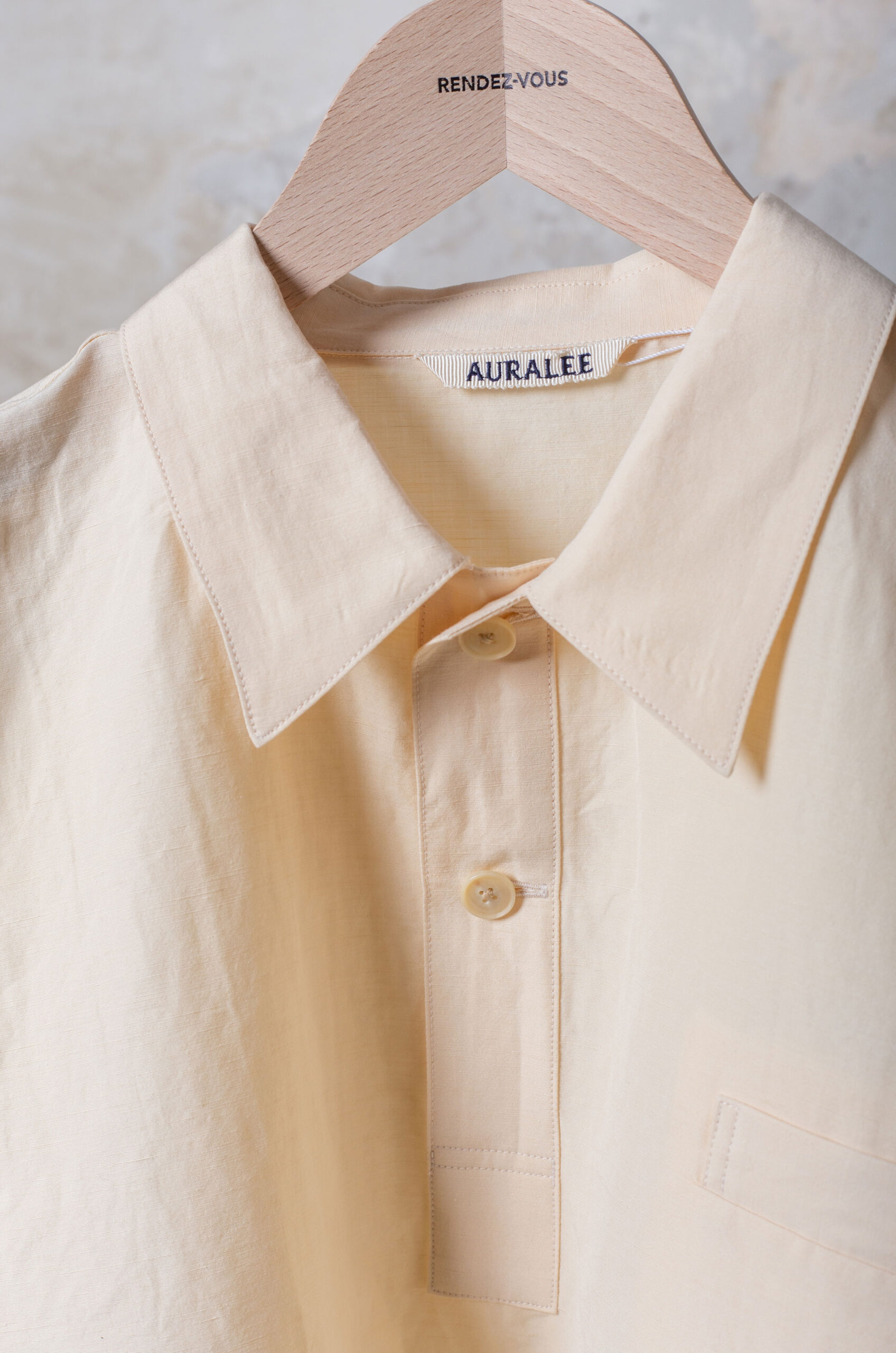 Auralee - men Shirt A23SS01LW - Ecru