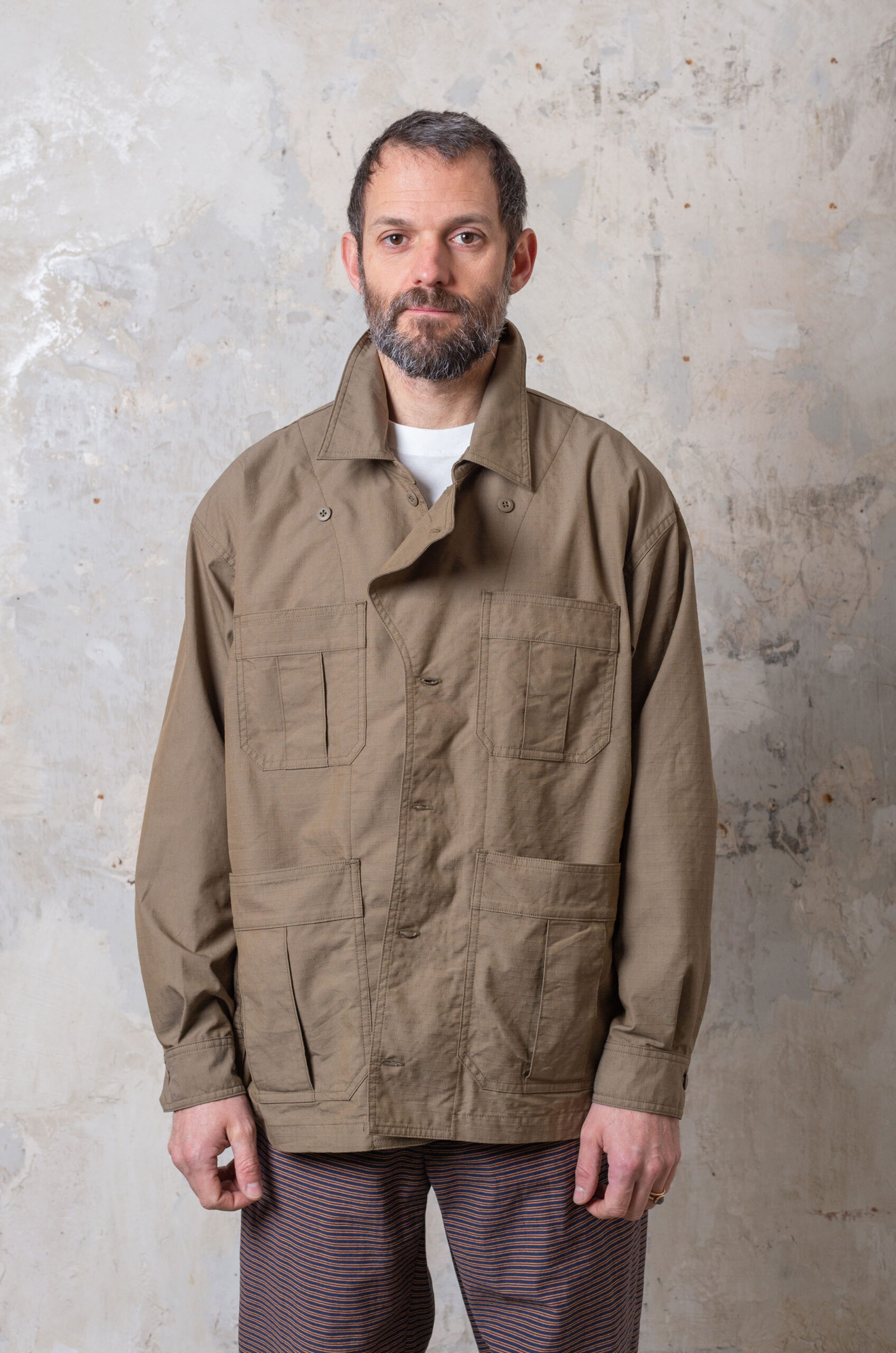 Ts(s) - Military Shirt Jacket - Olive