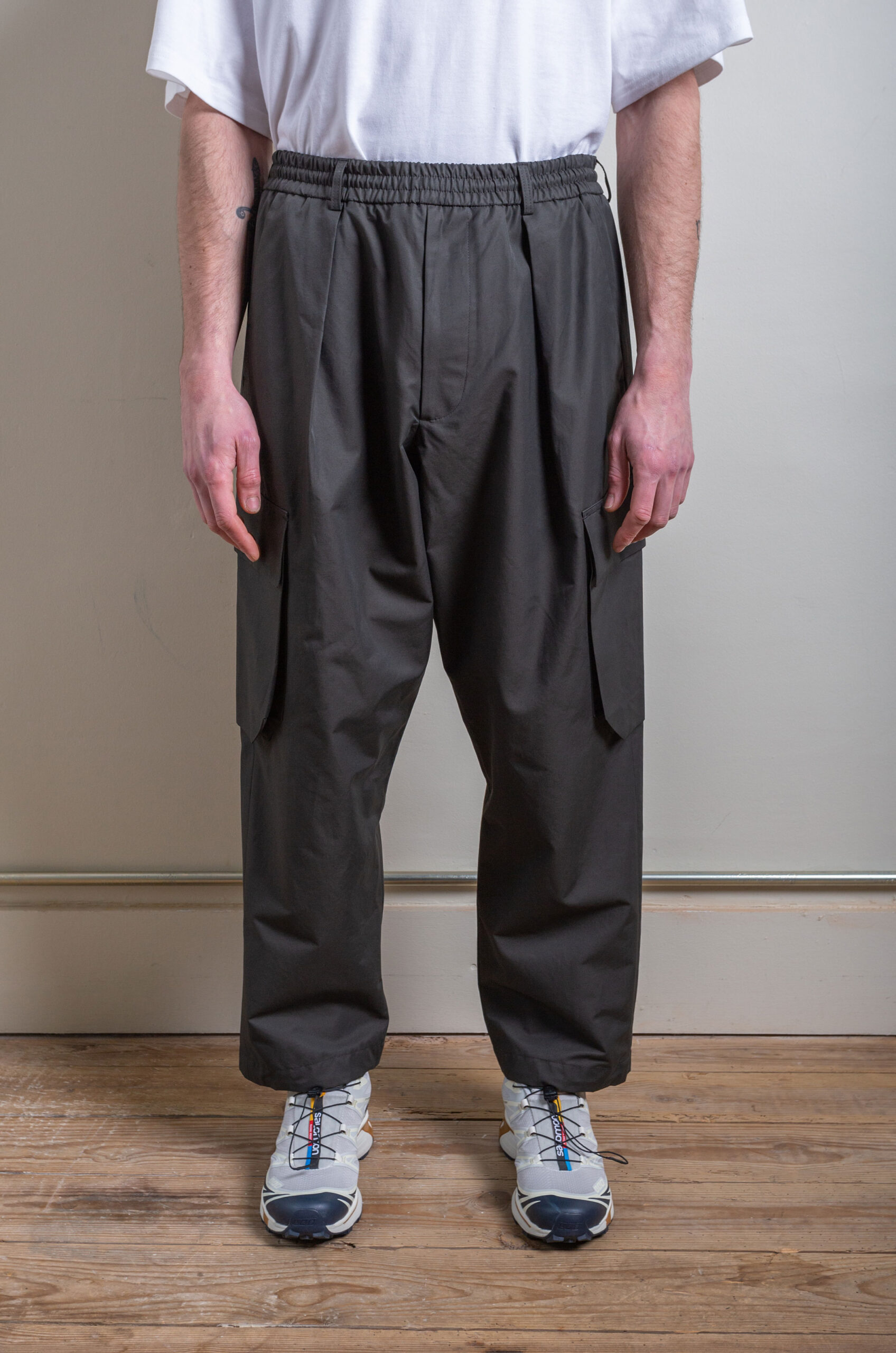Lownn - Cargo Military Pant - Dark Grey