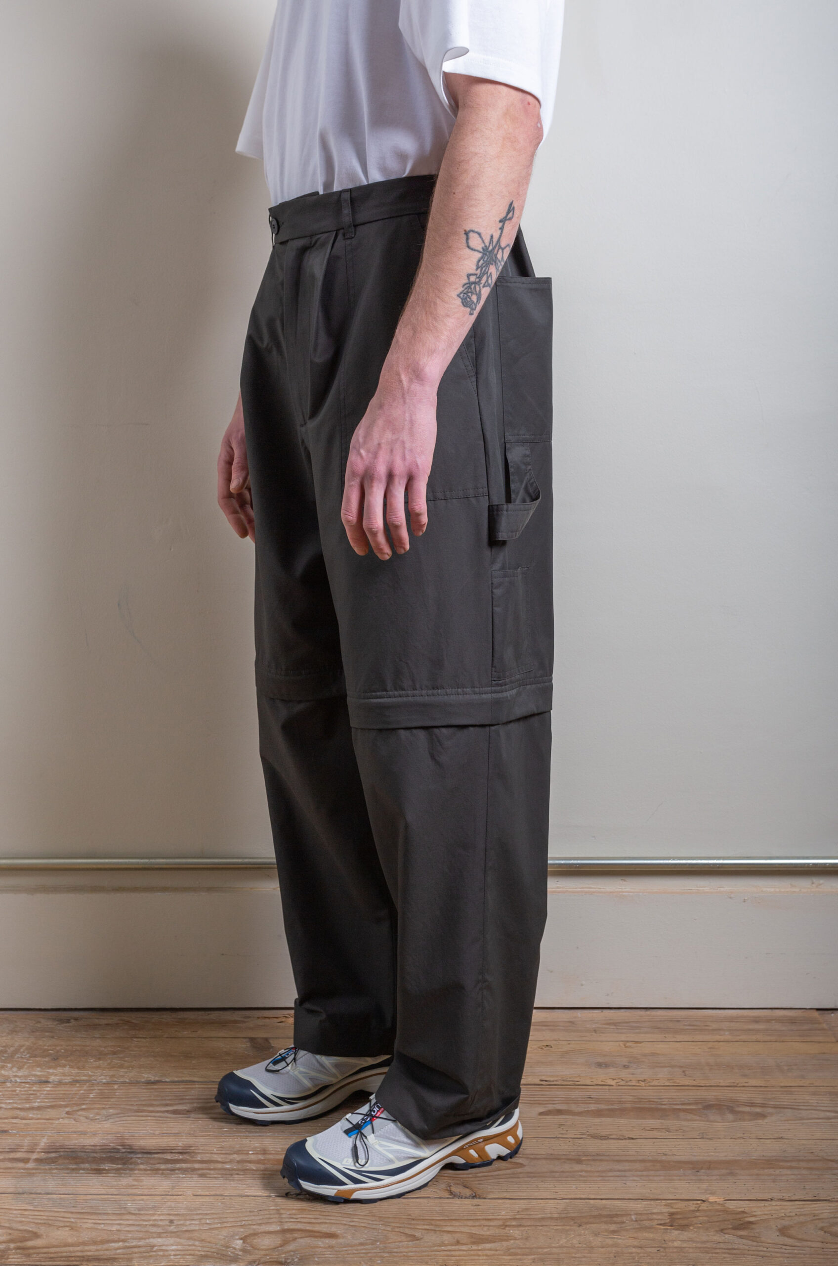 Lownn - Men Pant/Short 2 in 1 - Dark Grey - Rendez-vous Store