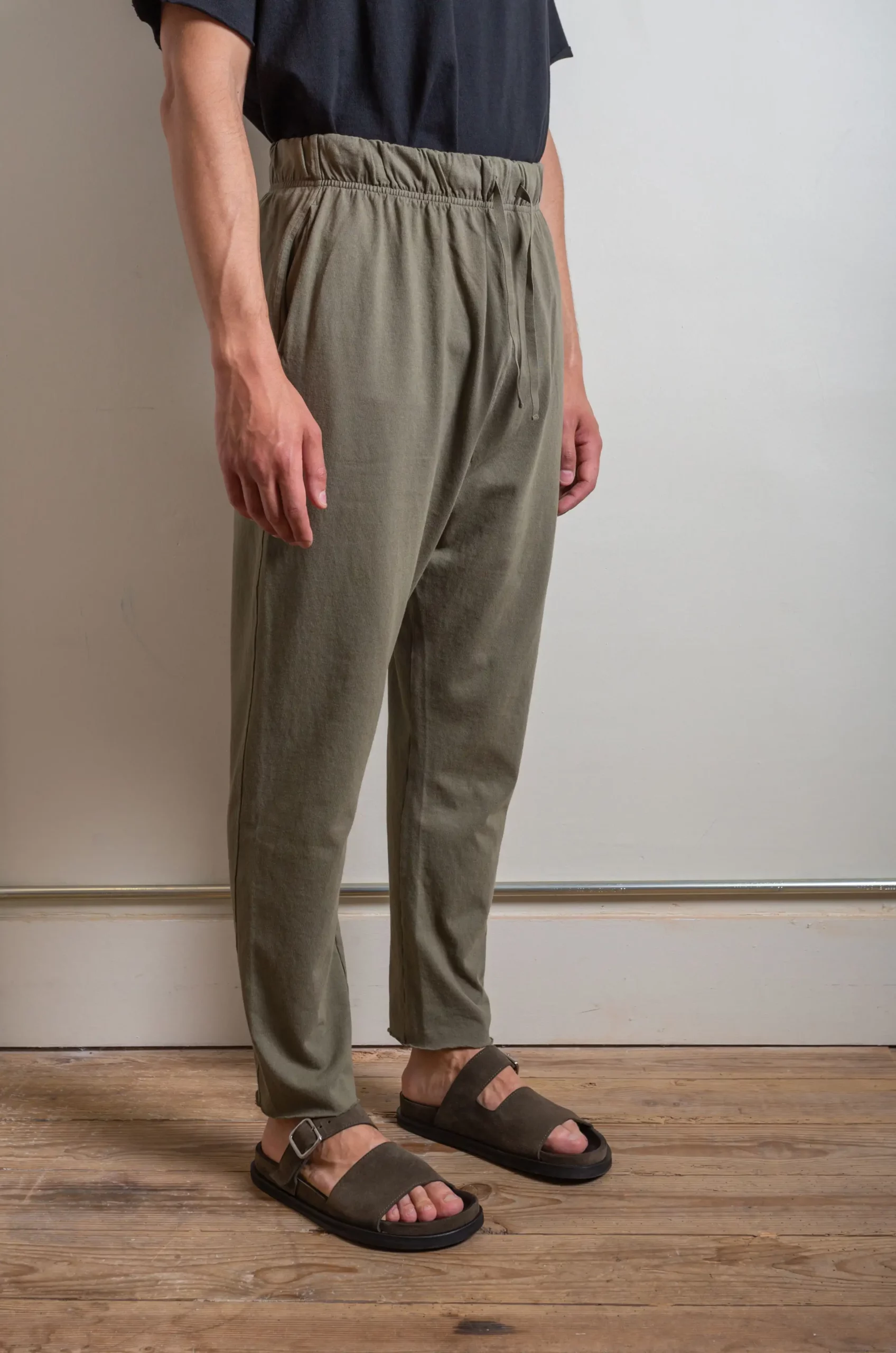 Album Di Famiglia - Men New Basic HC Trousers - Khaki